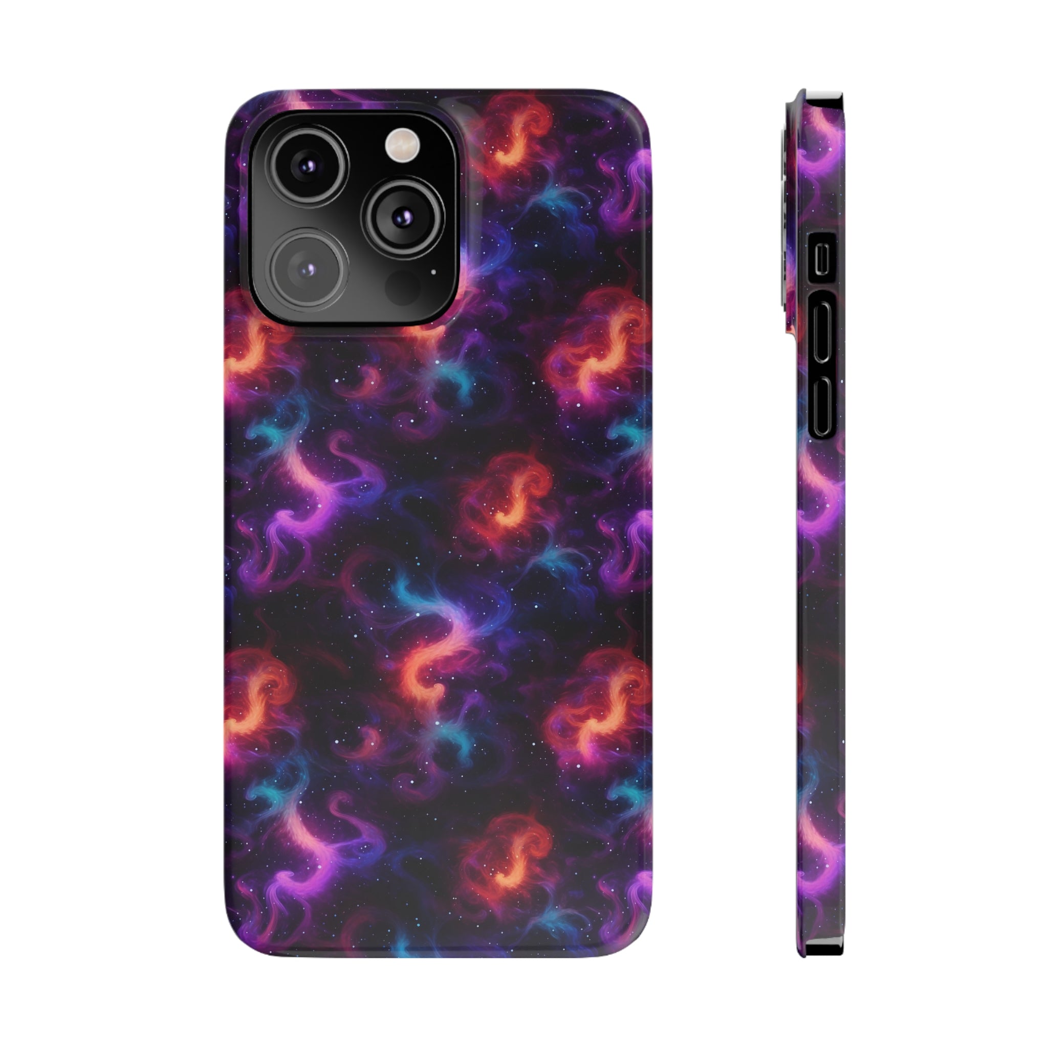 Slim Phone Cases (AOP) - Seamless Fantasy Galaxies 05