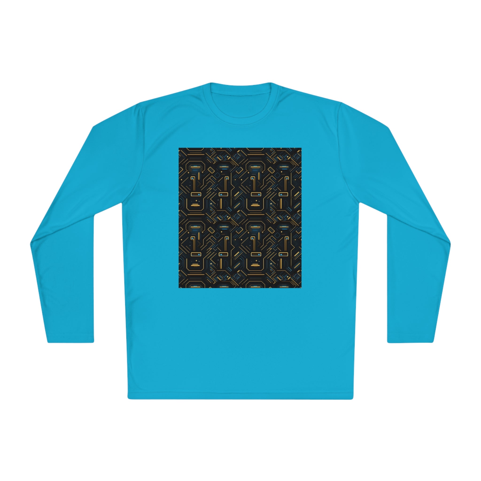 Unisex Lightweight Long Sleeve Tee (AOP) - Abstract Designs 07