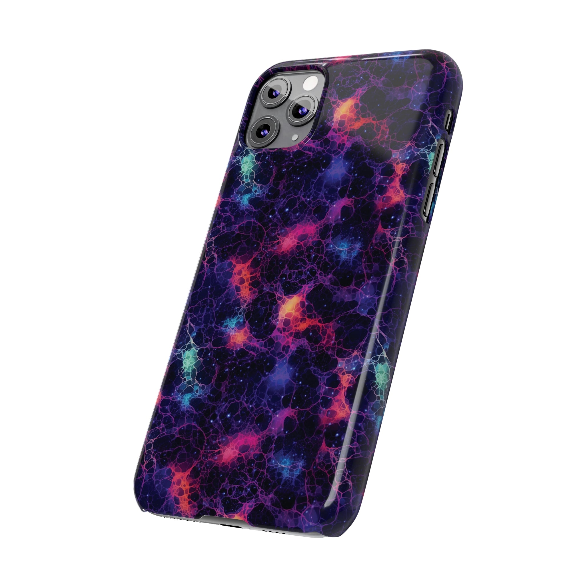 Slim Phone Cases (AOP) - Seamless Fantasy Galaxies 08