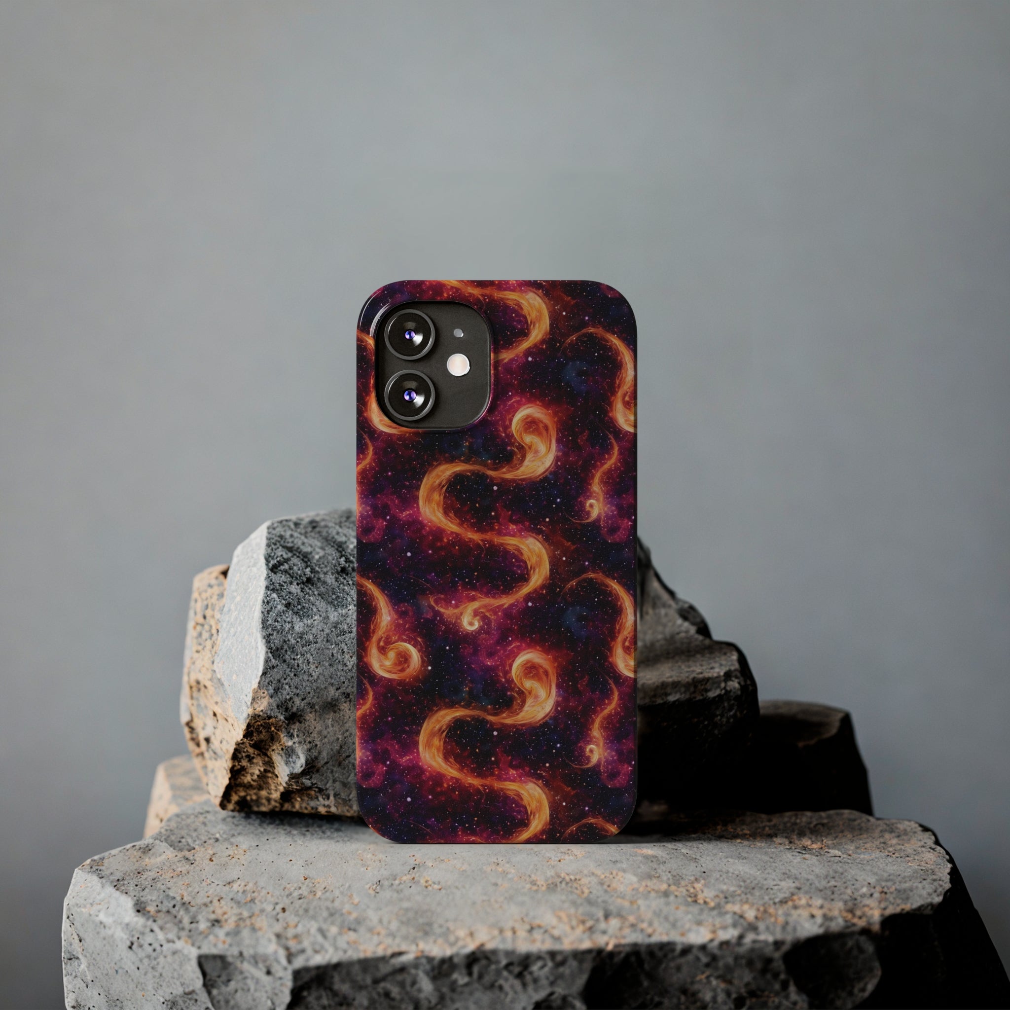 Slim Phone Cases (AOP) - Seamless Fantasy Galaxies 03