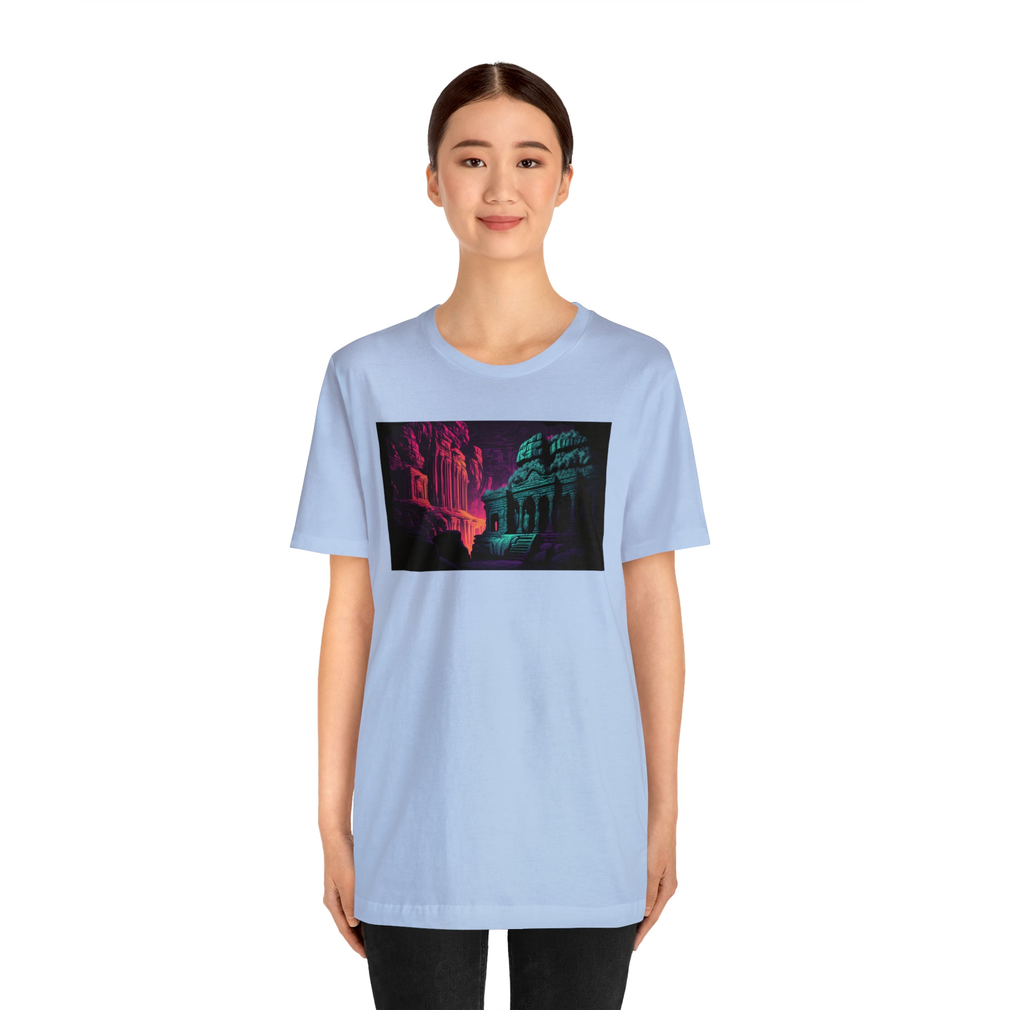 Unisex Jersey Short Sleeve Tee - Ellora Caves, India