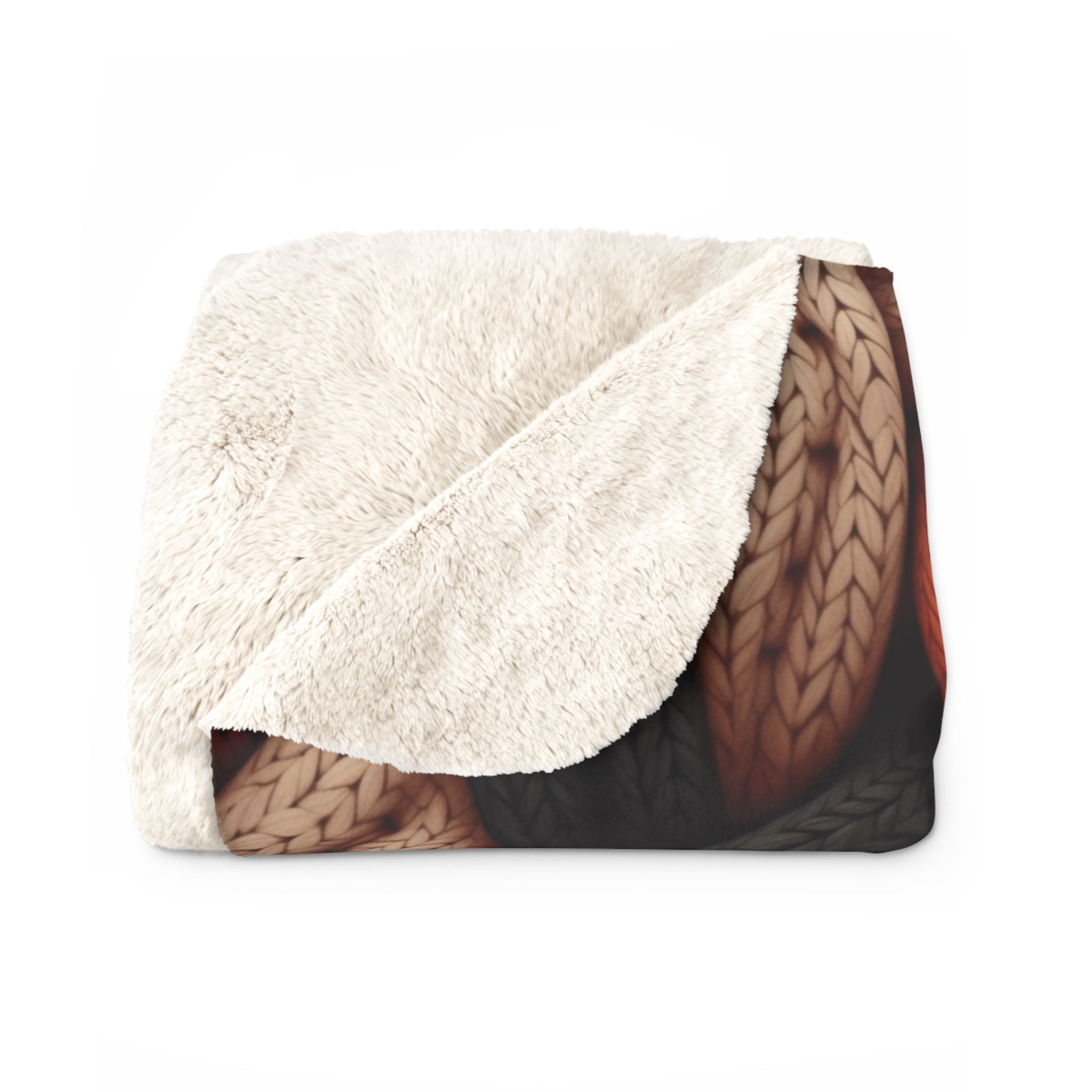 Sherpa Fleece Blanket (AOP) - Seamless Designs 07