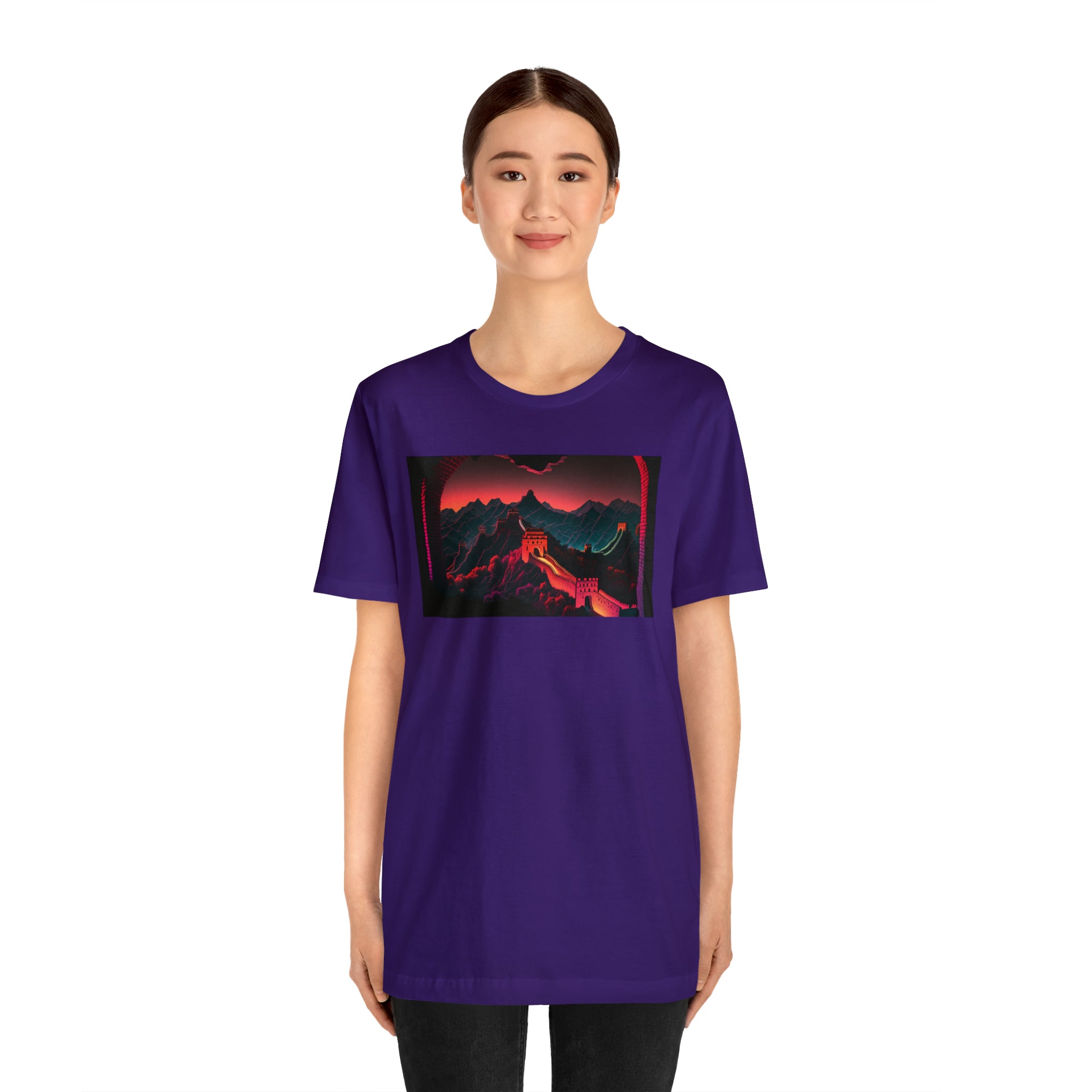 Unisex Jersey Short Sleeve Tee - Great Wall of China, China