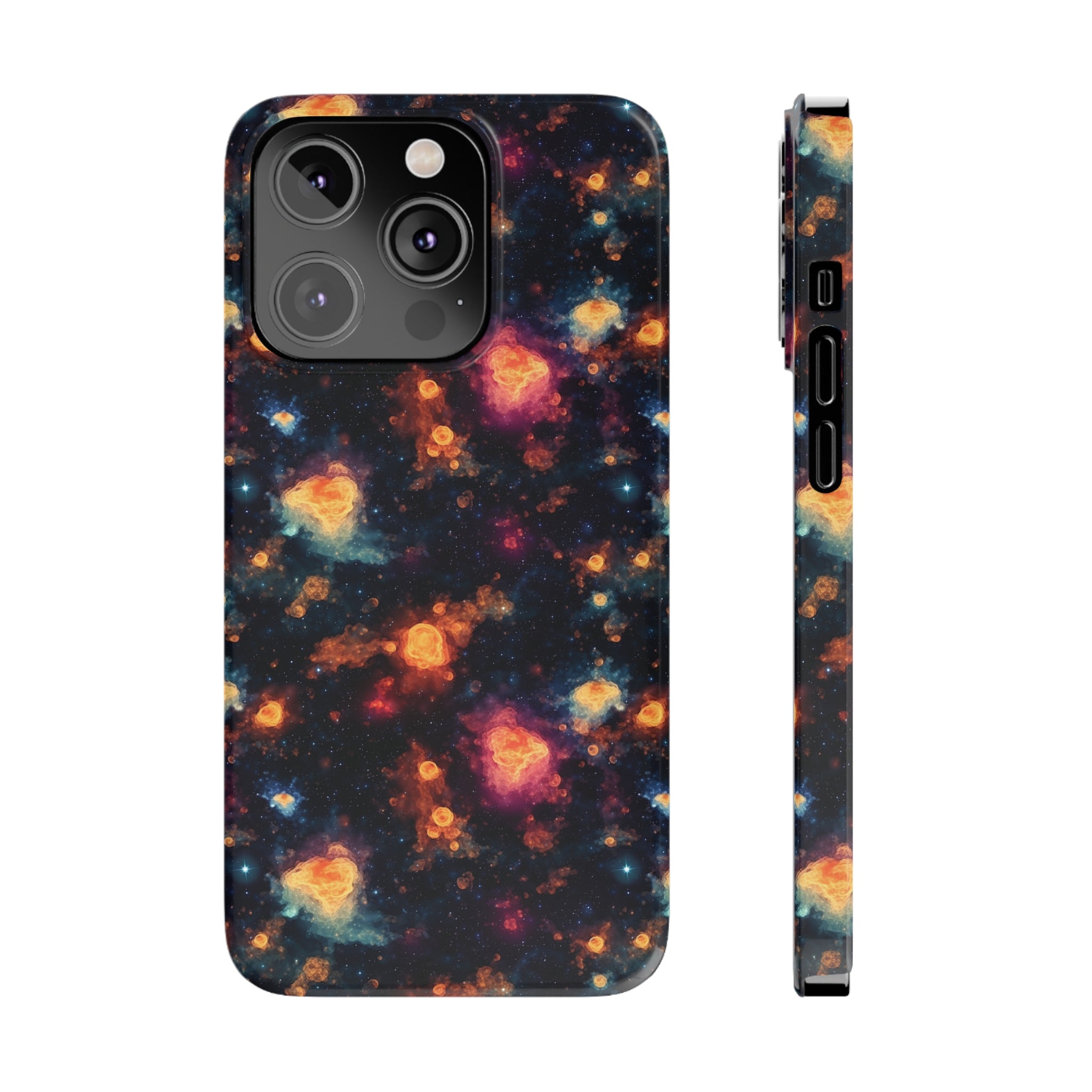 Slim Phone Cases (AOP) - Seamless Fantasy Galaxies 07