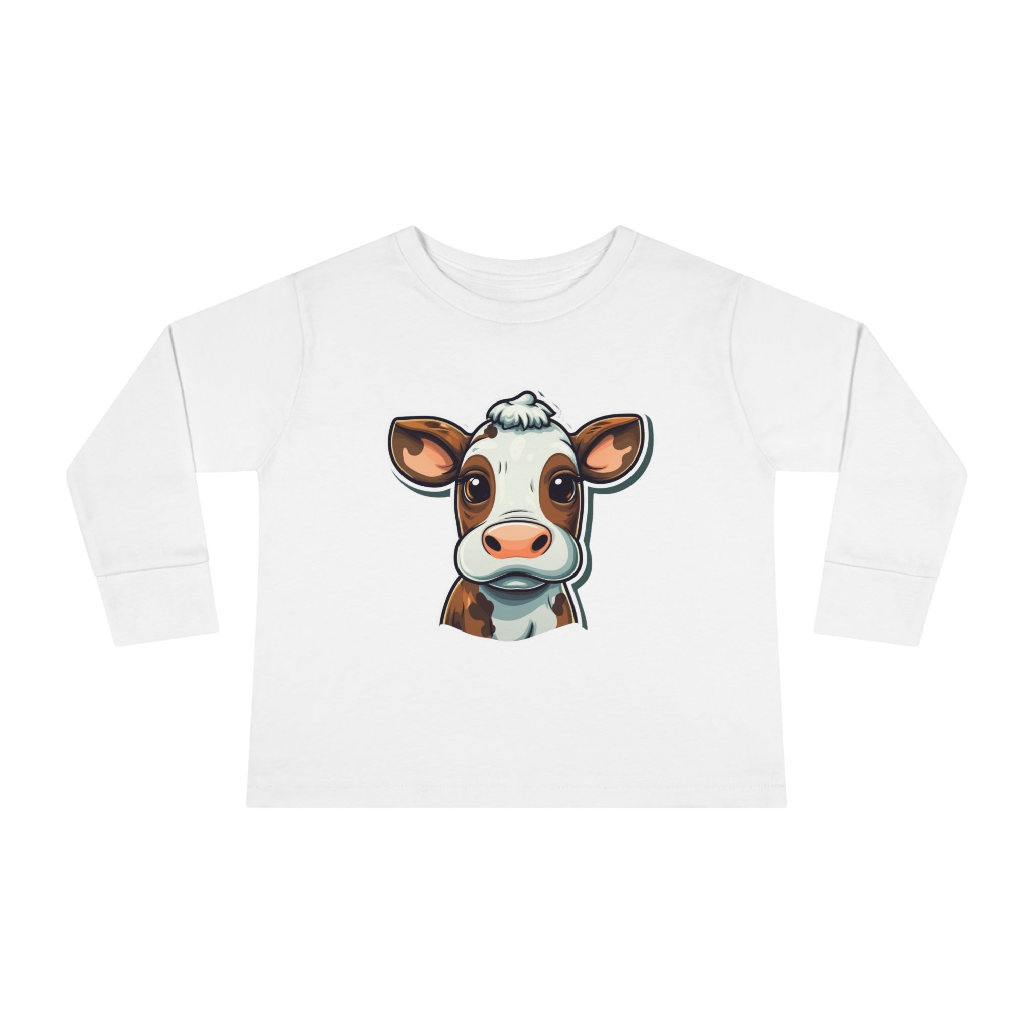 Toddler Long Sleeve Tee - Cow Calf