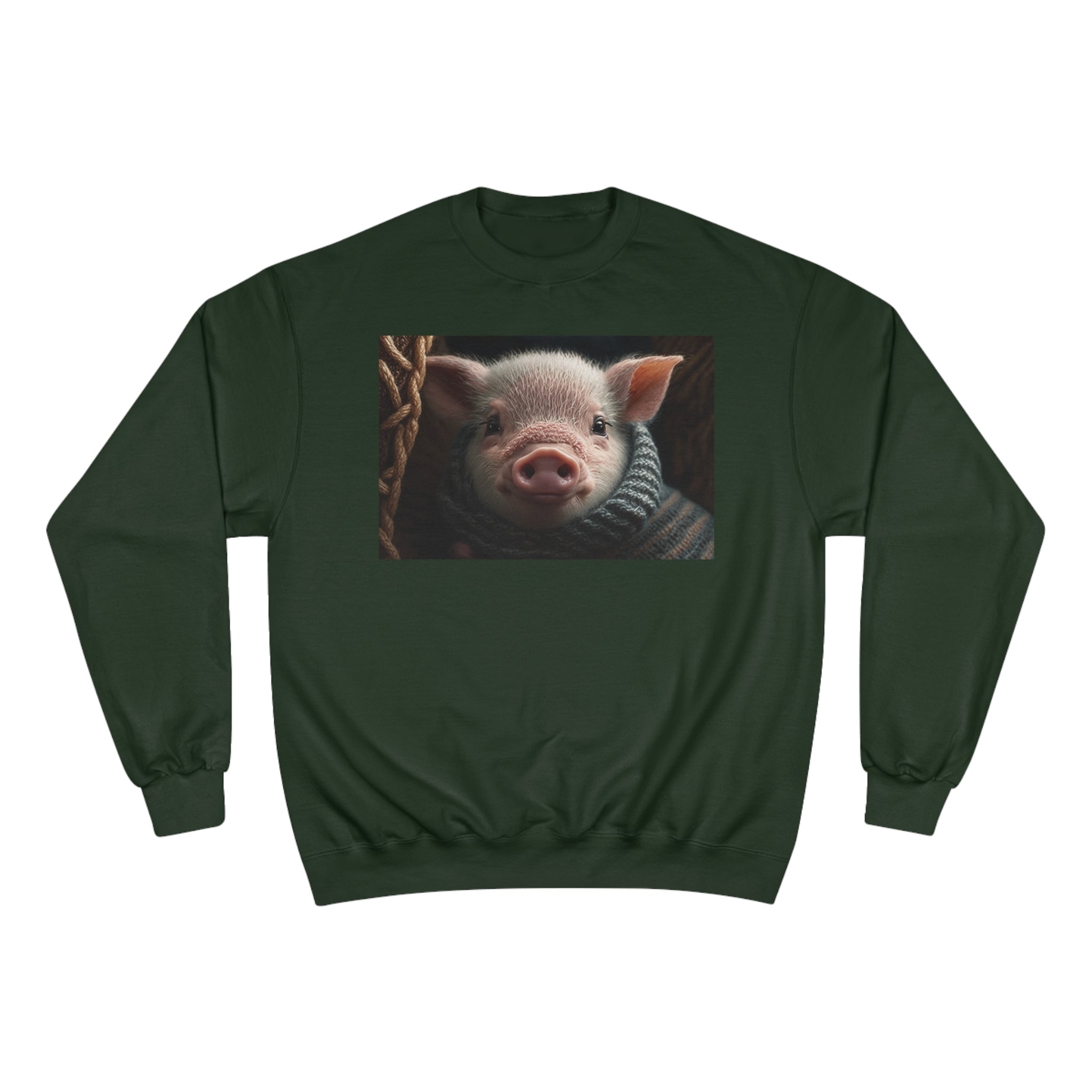 Champion Sweatshirt - Knit Animals, Piglet