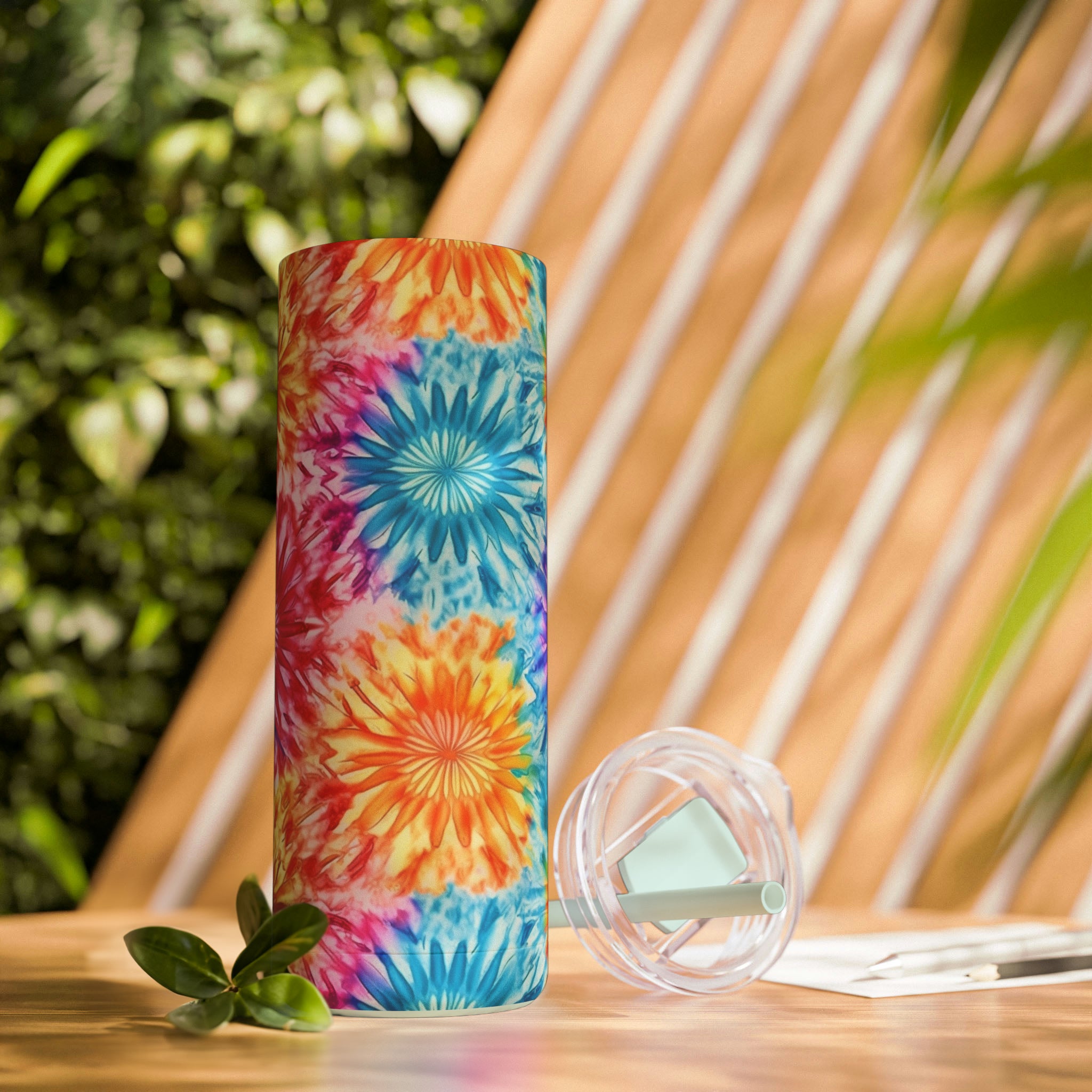 Maars Maker Skinny Matte Tumbler, 20oz - Tie Dye, Abstract Designs 02