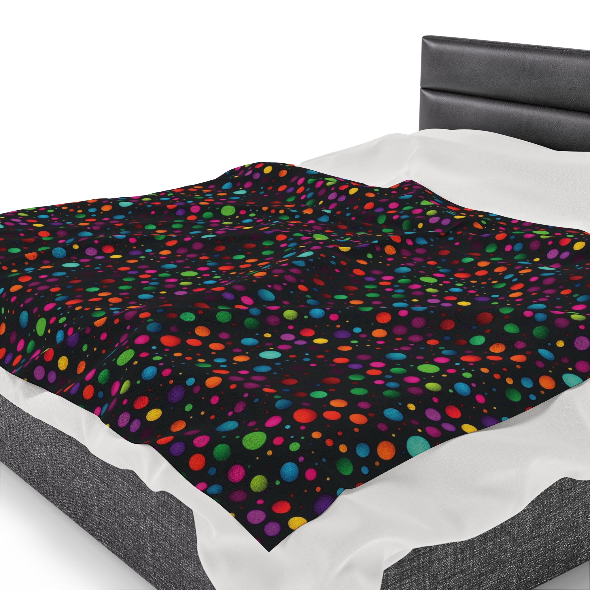 Velveteen Plush Blanket (AOP) - Seamless Abstract Designs 05