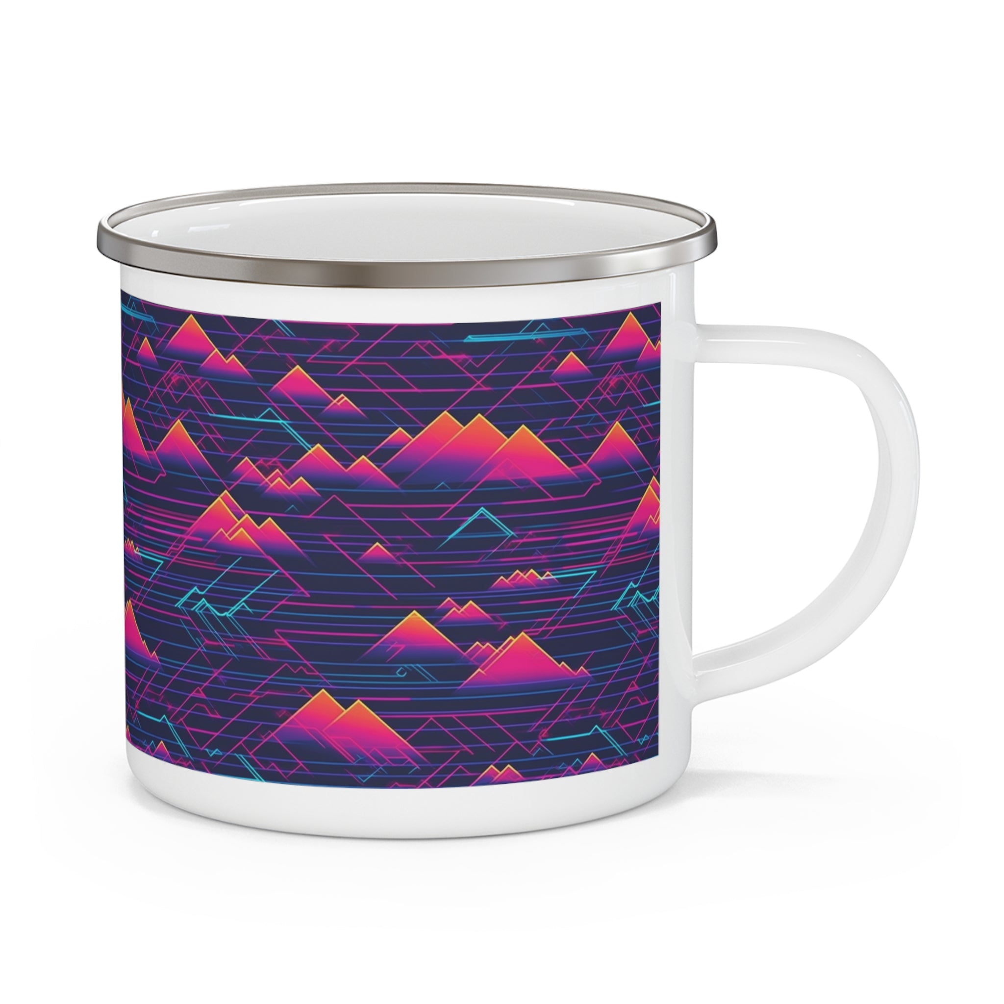 Enamel Camping Mug - Seamless Designs 14