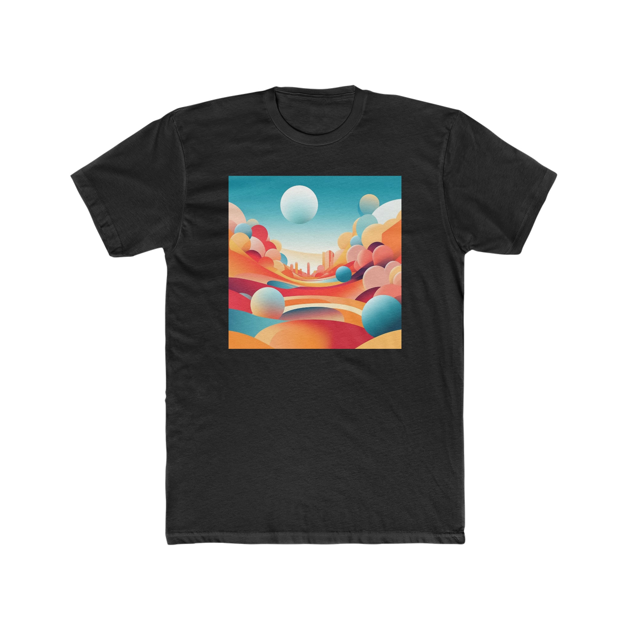 Men's Cotton Crew Tee - Vector Art Design 10