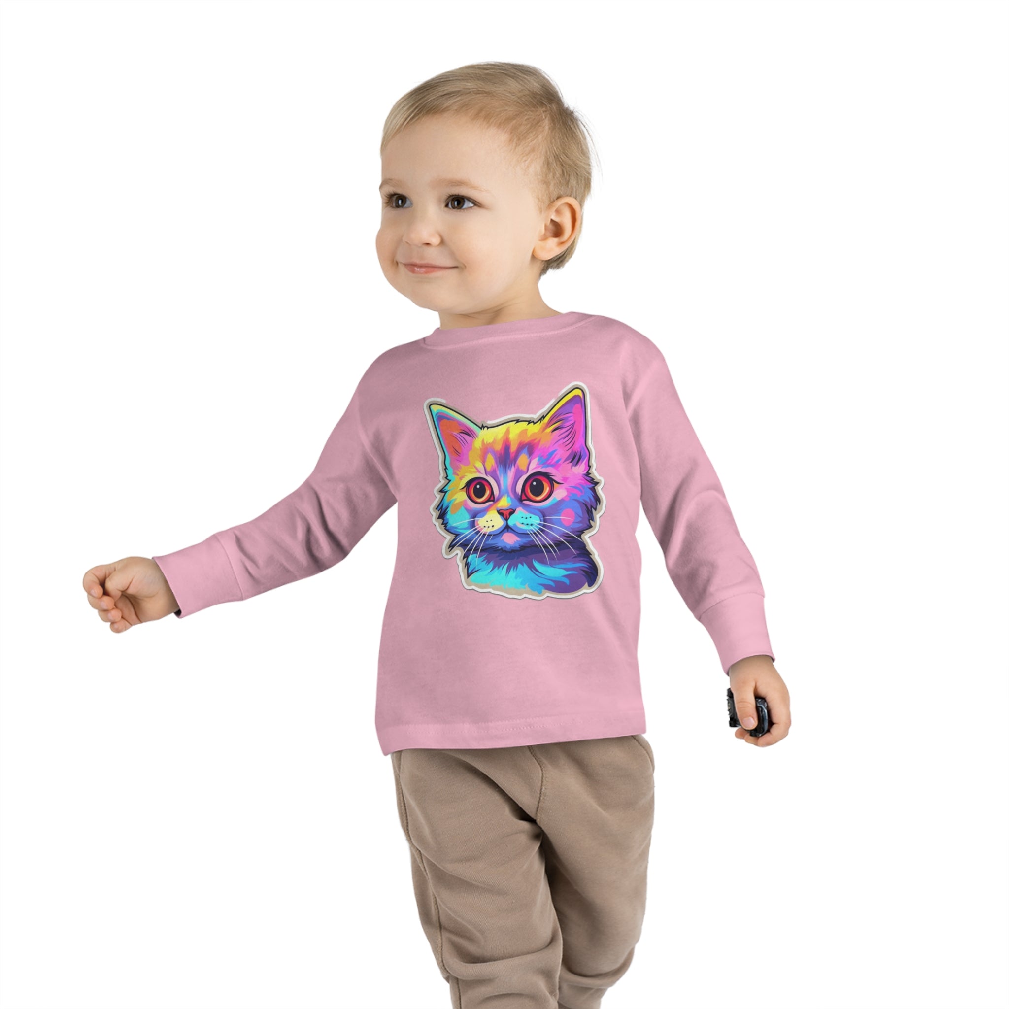 Toddler Long Sleeve Tee - Kittens 03