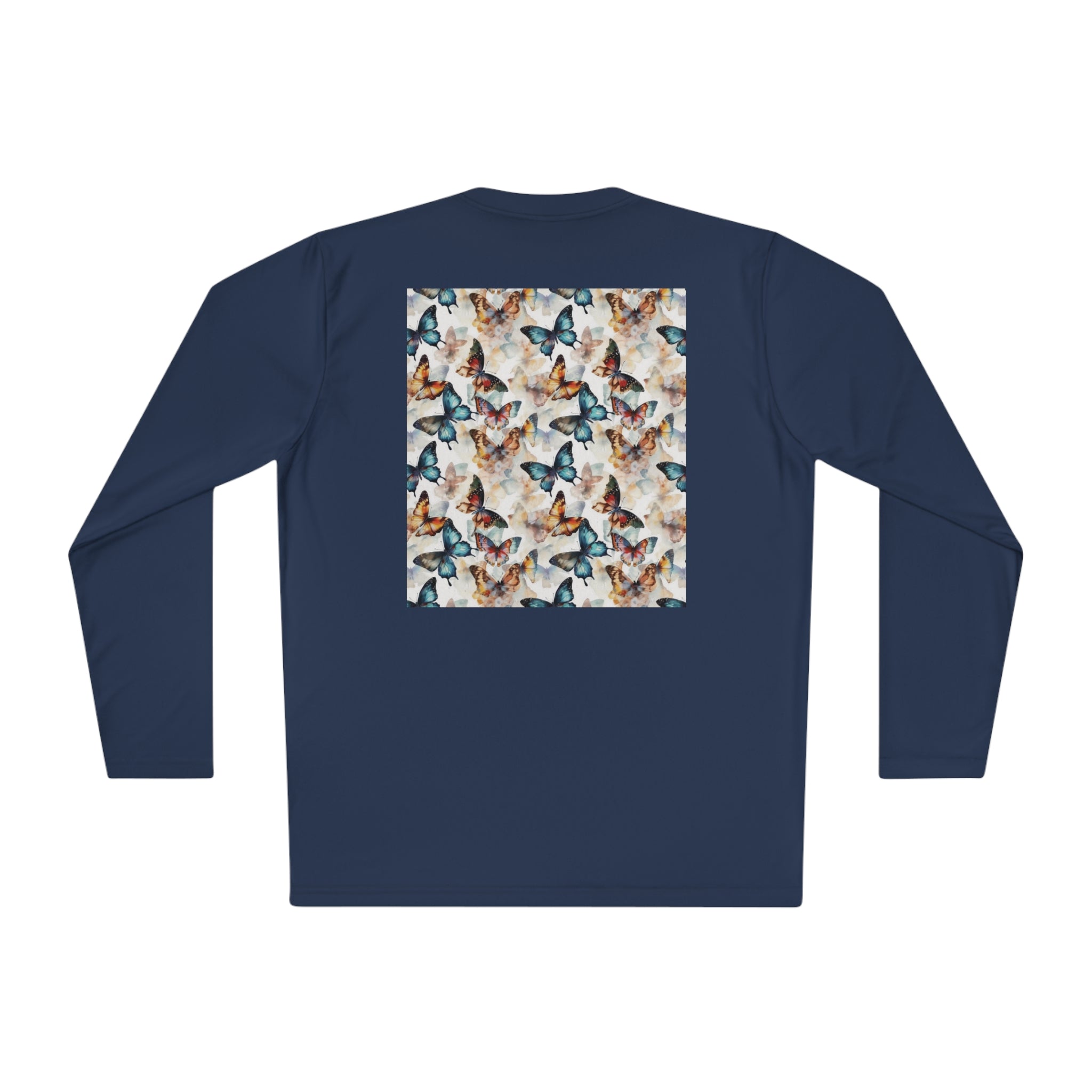 Unisex Lightweight Long Sleeve Tee (AOP) - Abstract Designs 08