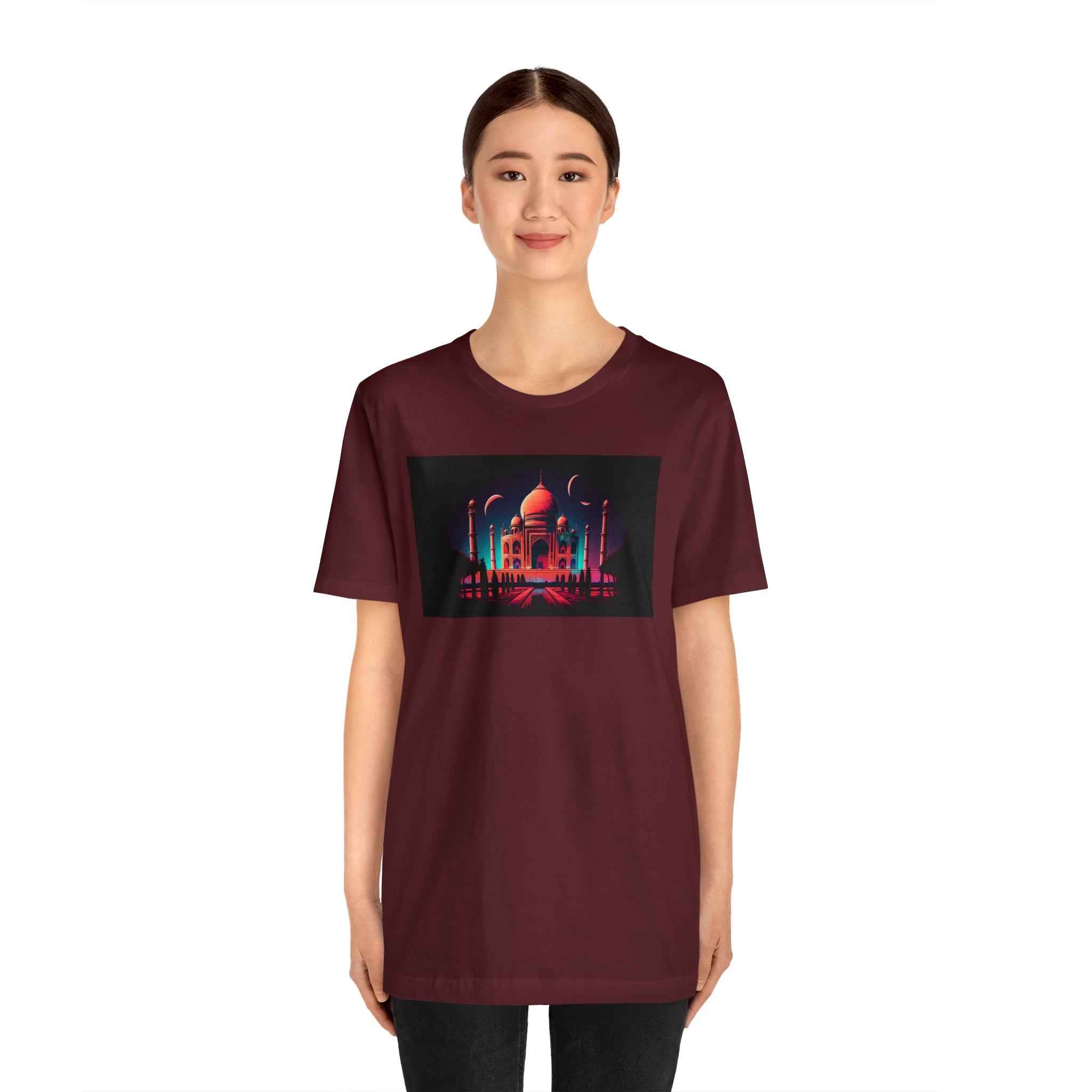 Unisex Jersey Short Sleeve Tee - Taj Mahal, Agra, India