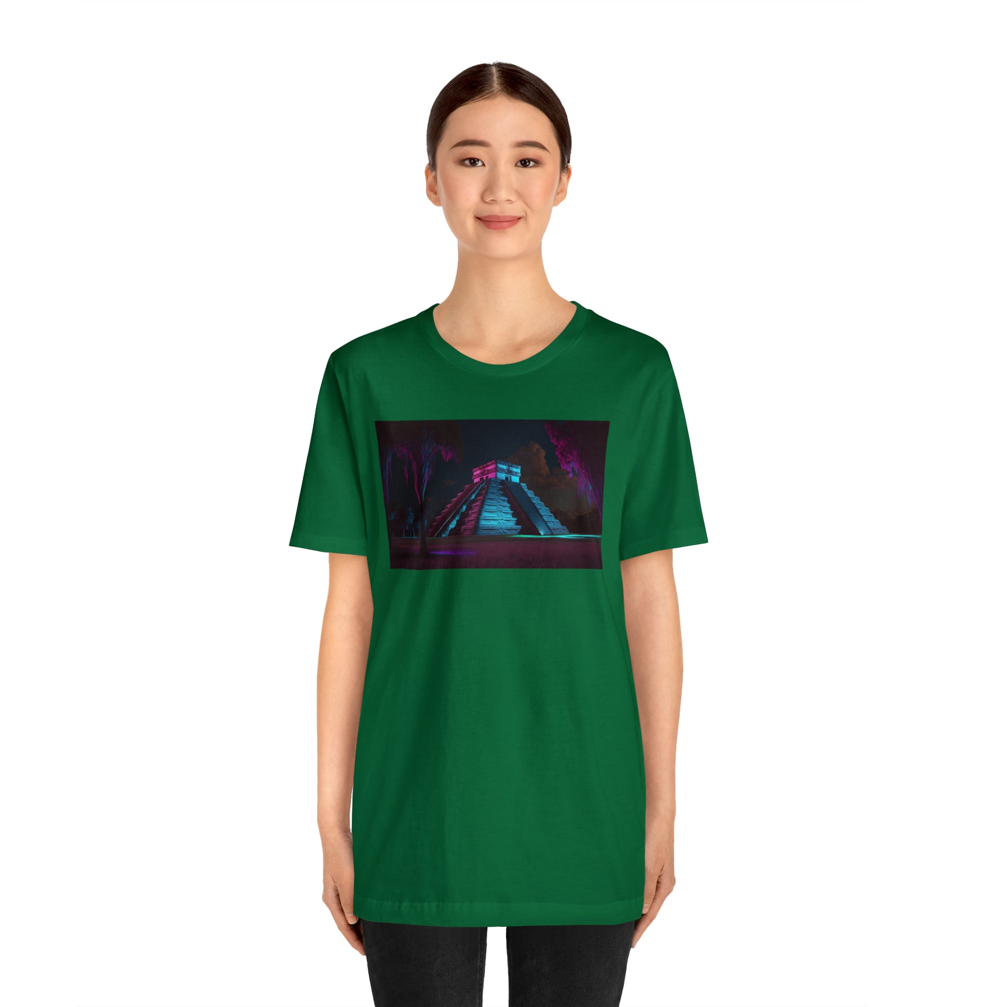 Unisex Jersey Short Sleeve Tee - Chichen Itza, Mexico