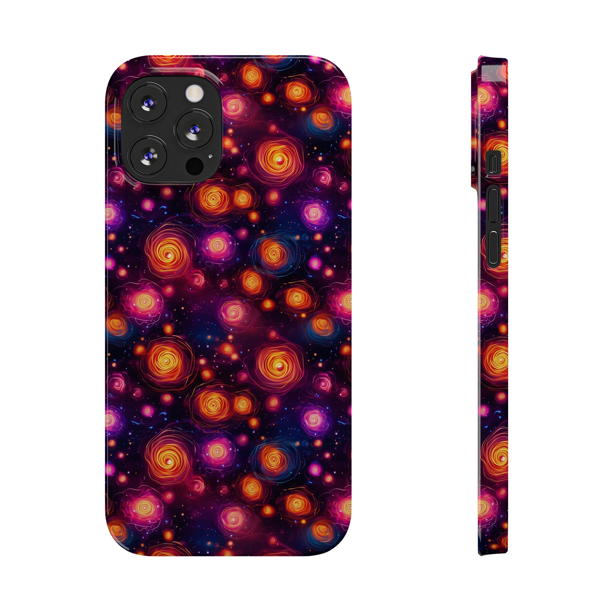 Slim Phone Cases (AOP) - Seamless Fantasy Galaxies 11