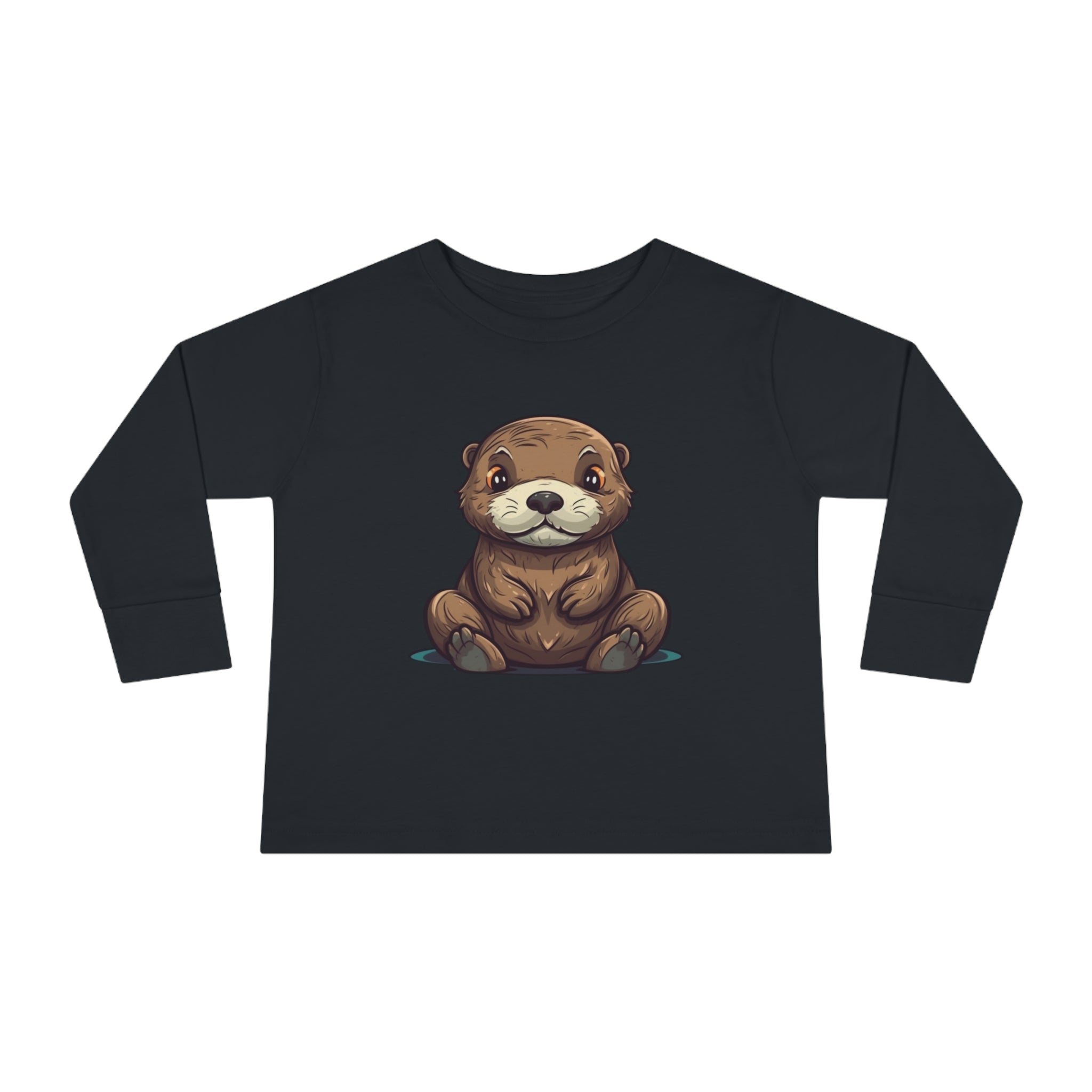 Toddler Long Sleeve Tee - Sea Otter Pup