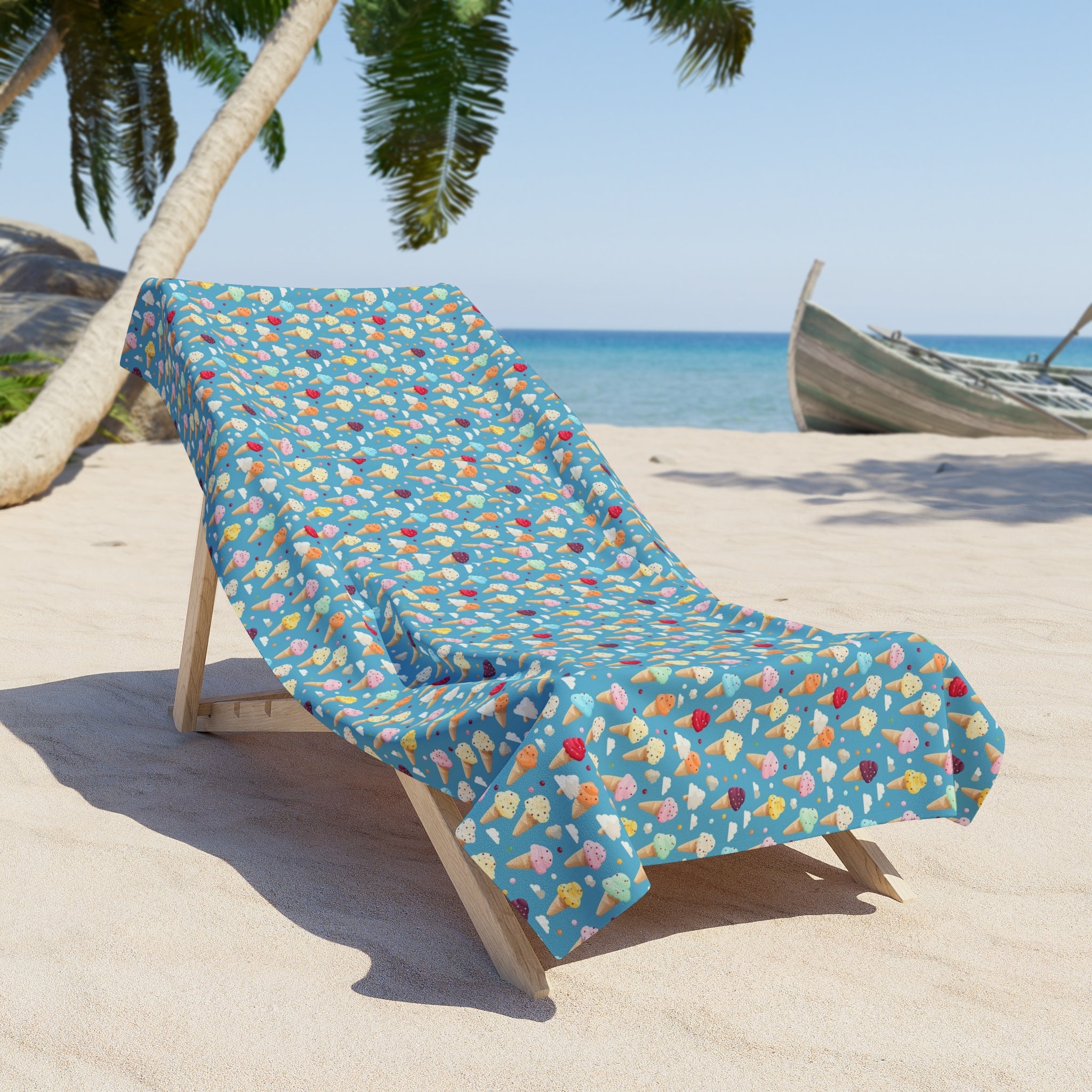 Beach Towel (AOP) - Seamless Summer Designs 05