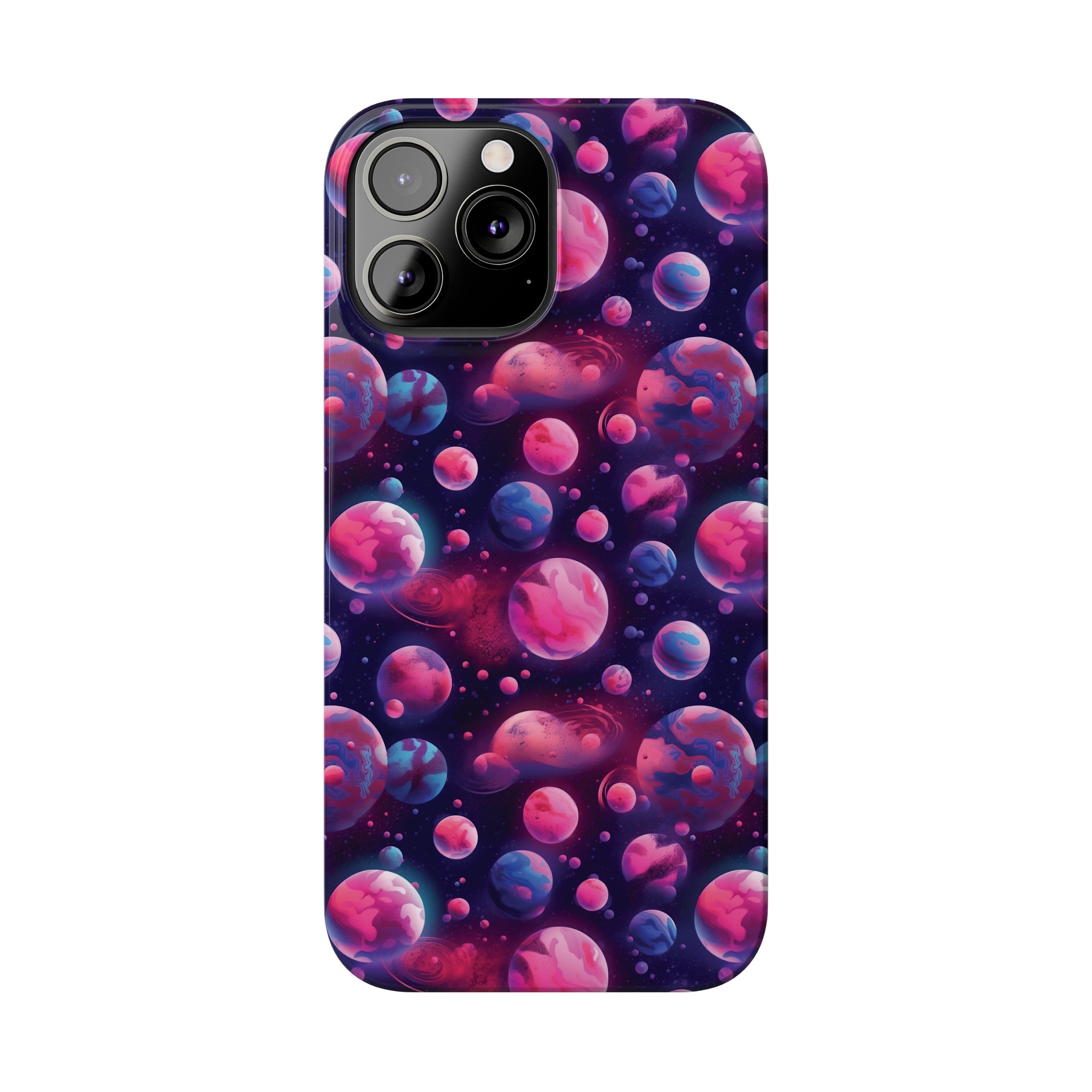 Slim Phone Cases (AOP) - Seamless Fantasy Galaxies 09