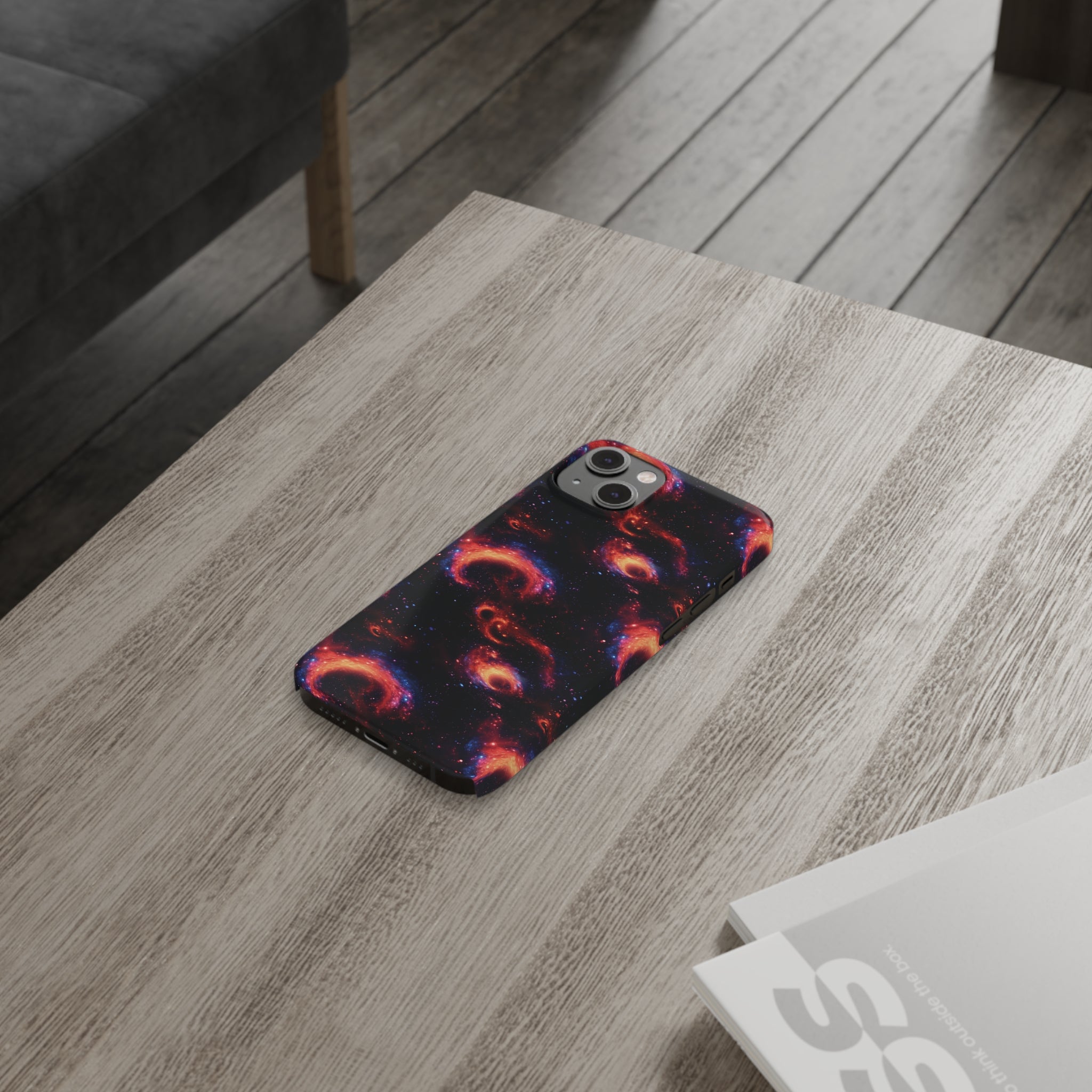 Slim Phone Cases (AOP) - Seamless Fantasy Galaxies 10