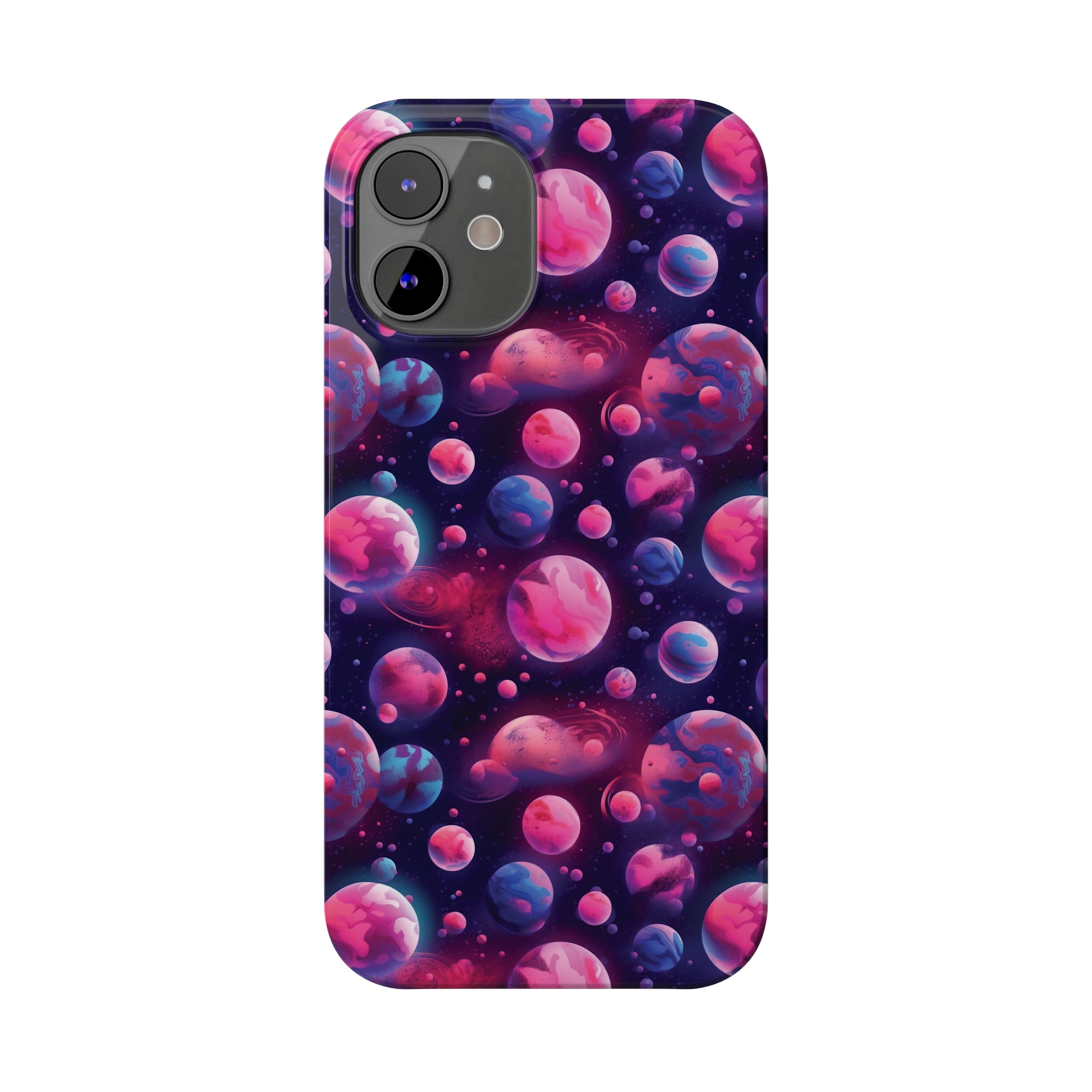 Slim Phone Cases (AOP) - Seamless Fantasy Galaxies 09