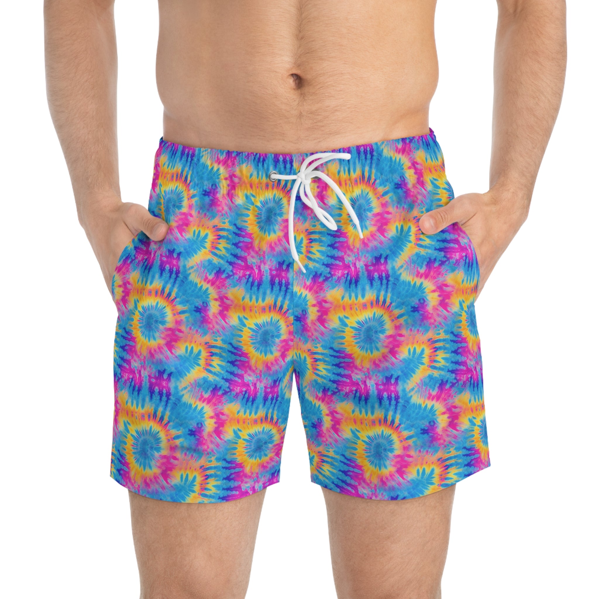 Swim Trunks (AOP) - Seamless Tie Dye Designs 02