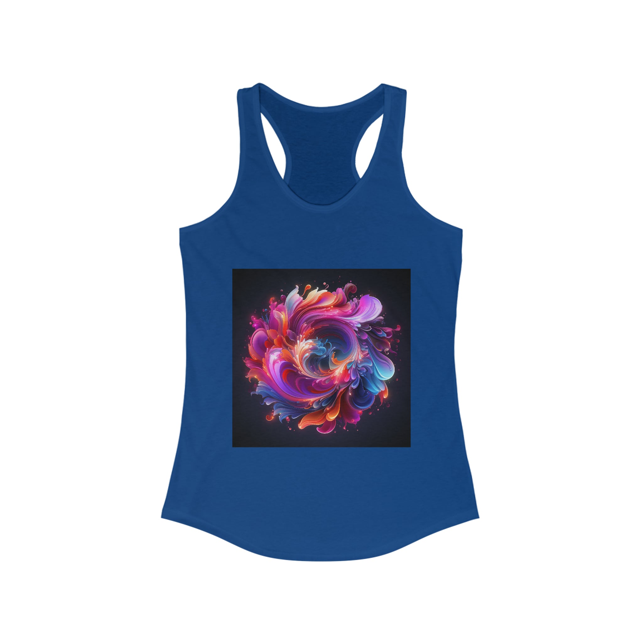 Women's Ideal Racerback Tank - Vector Art Design 35