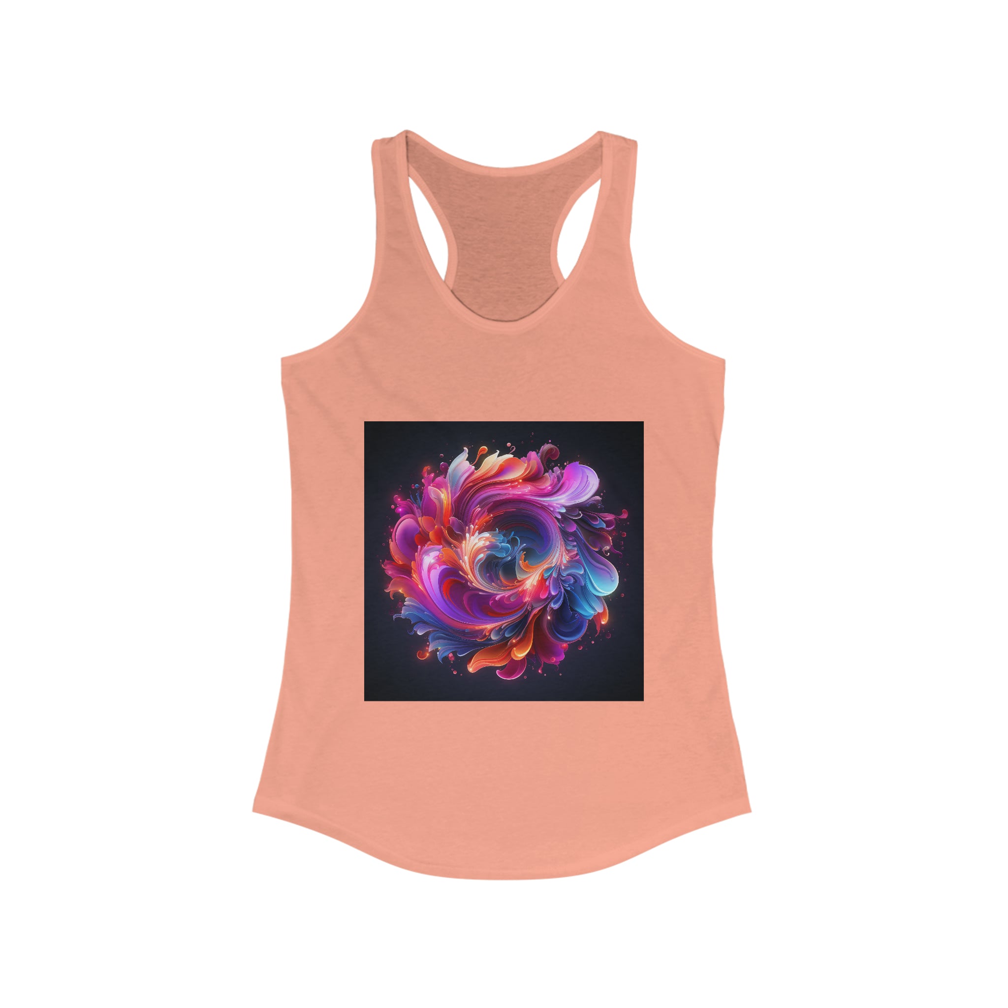 Women's Ideal Racerback Tank - Vector Art Design 35