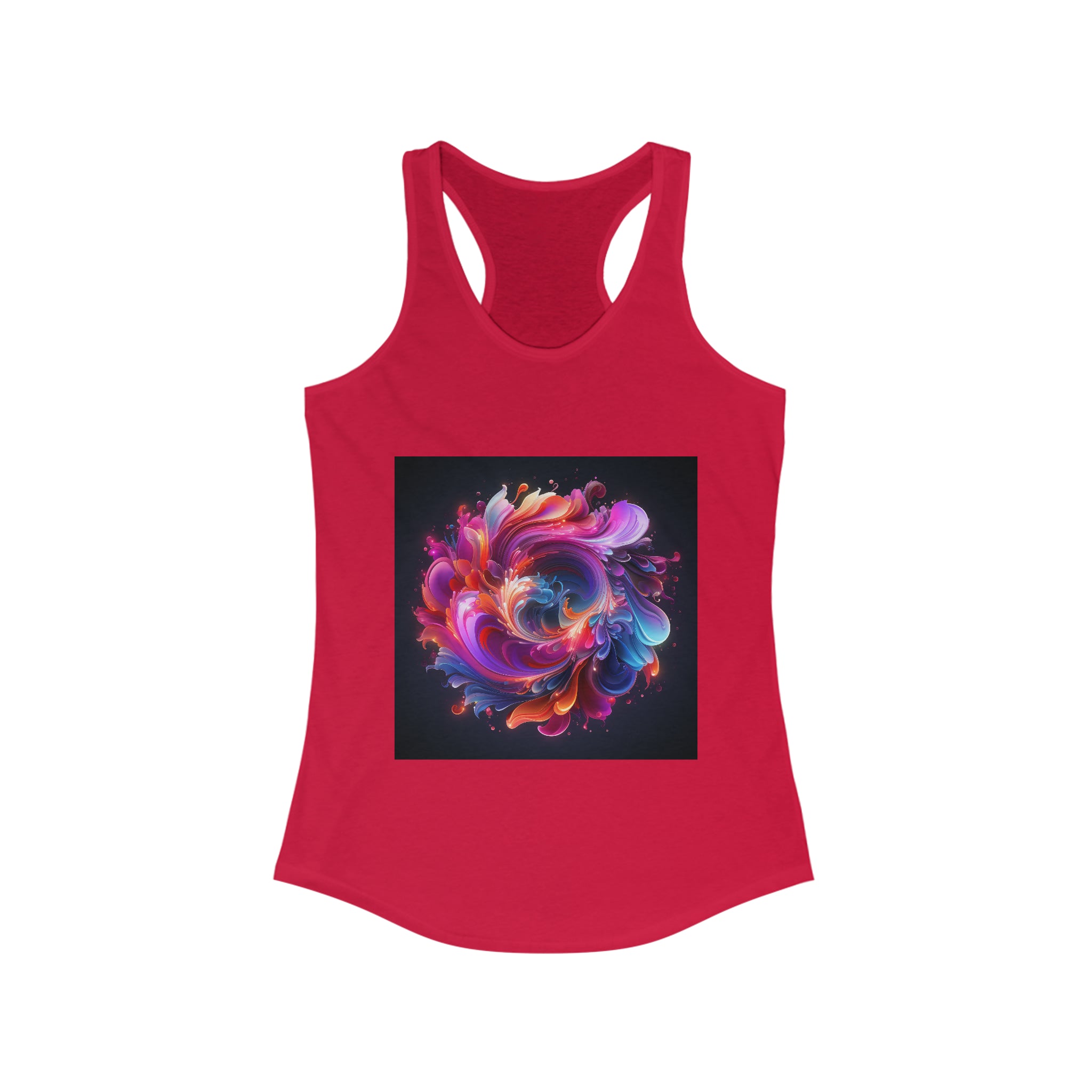 Women's Ideal Racerback Tank - Vector Art Design 35