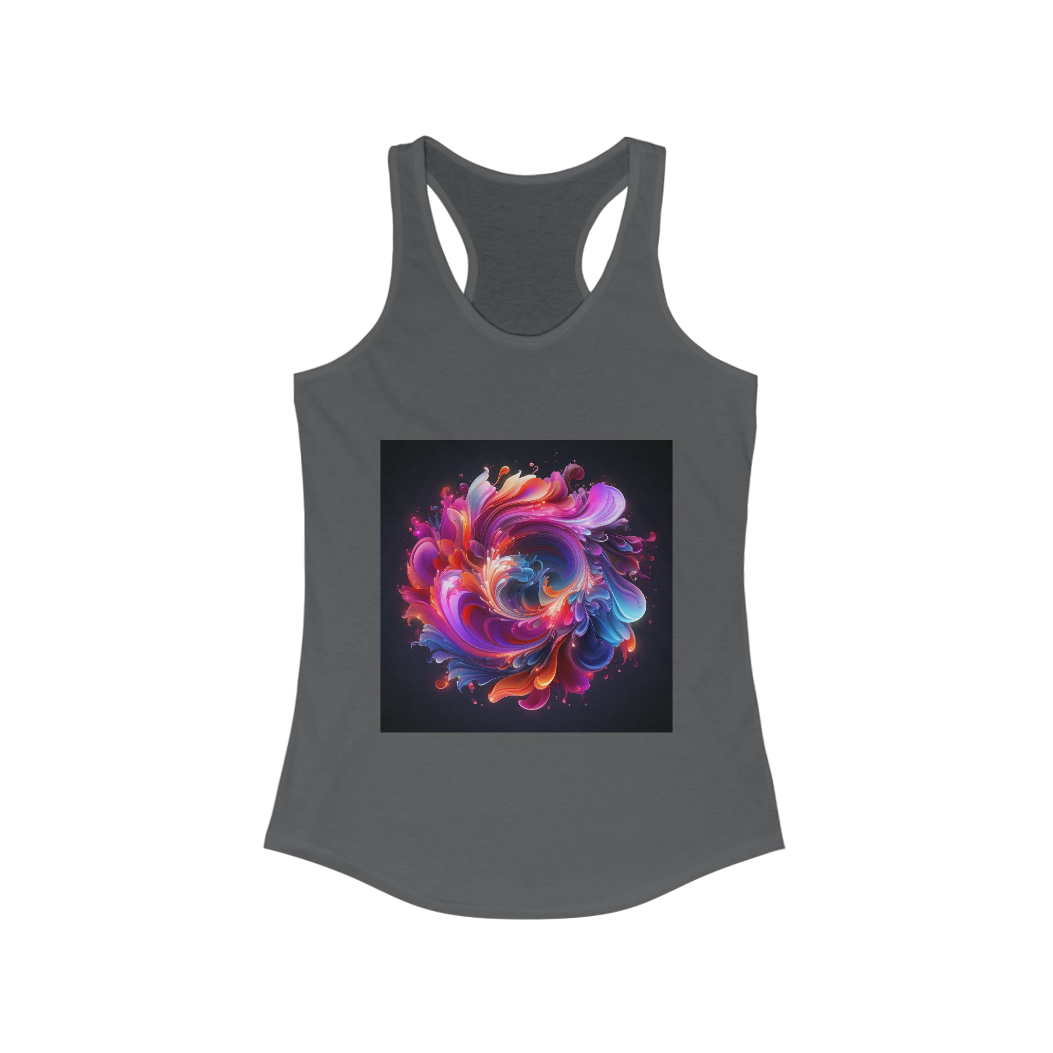 Women's Ideal Racerback Tank - Vector Art Design 35