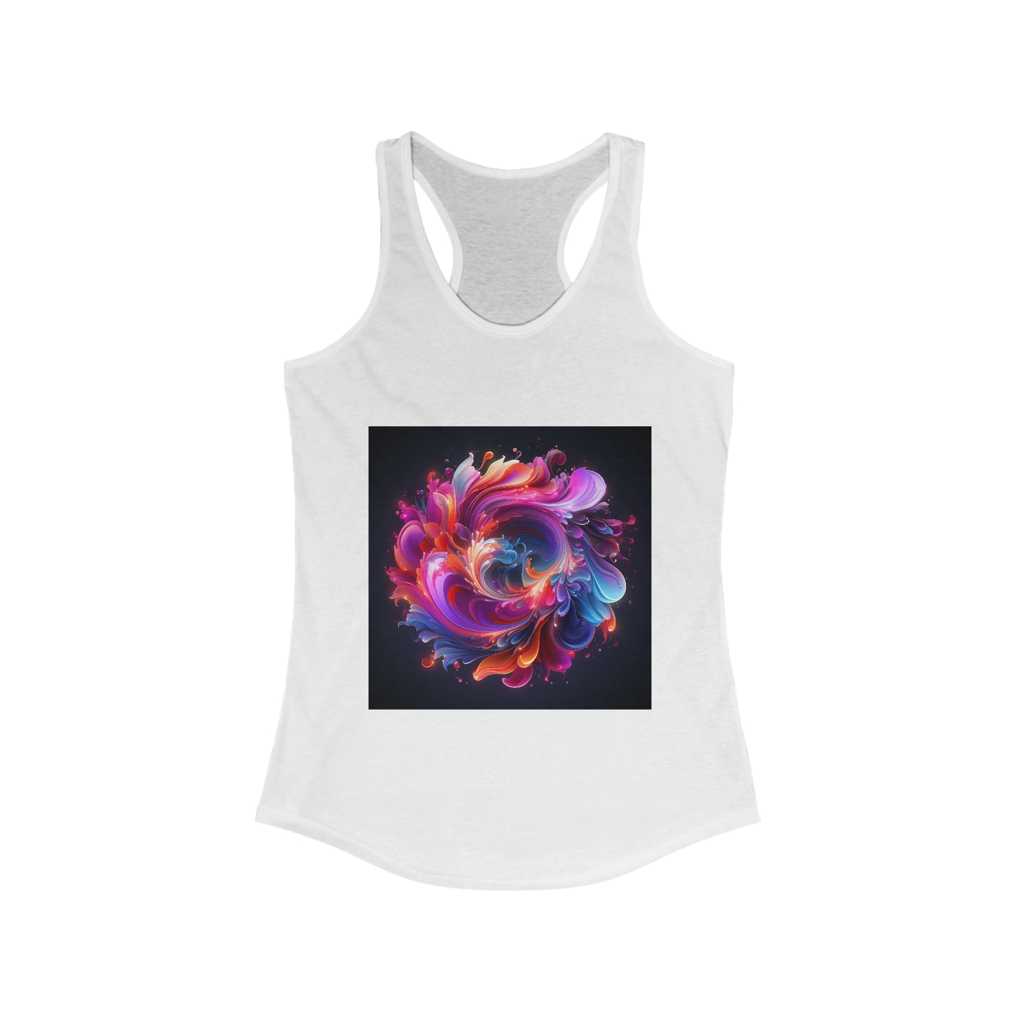 Women's Ideal Racerback Tank - Vector Art Design 35