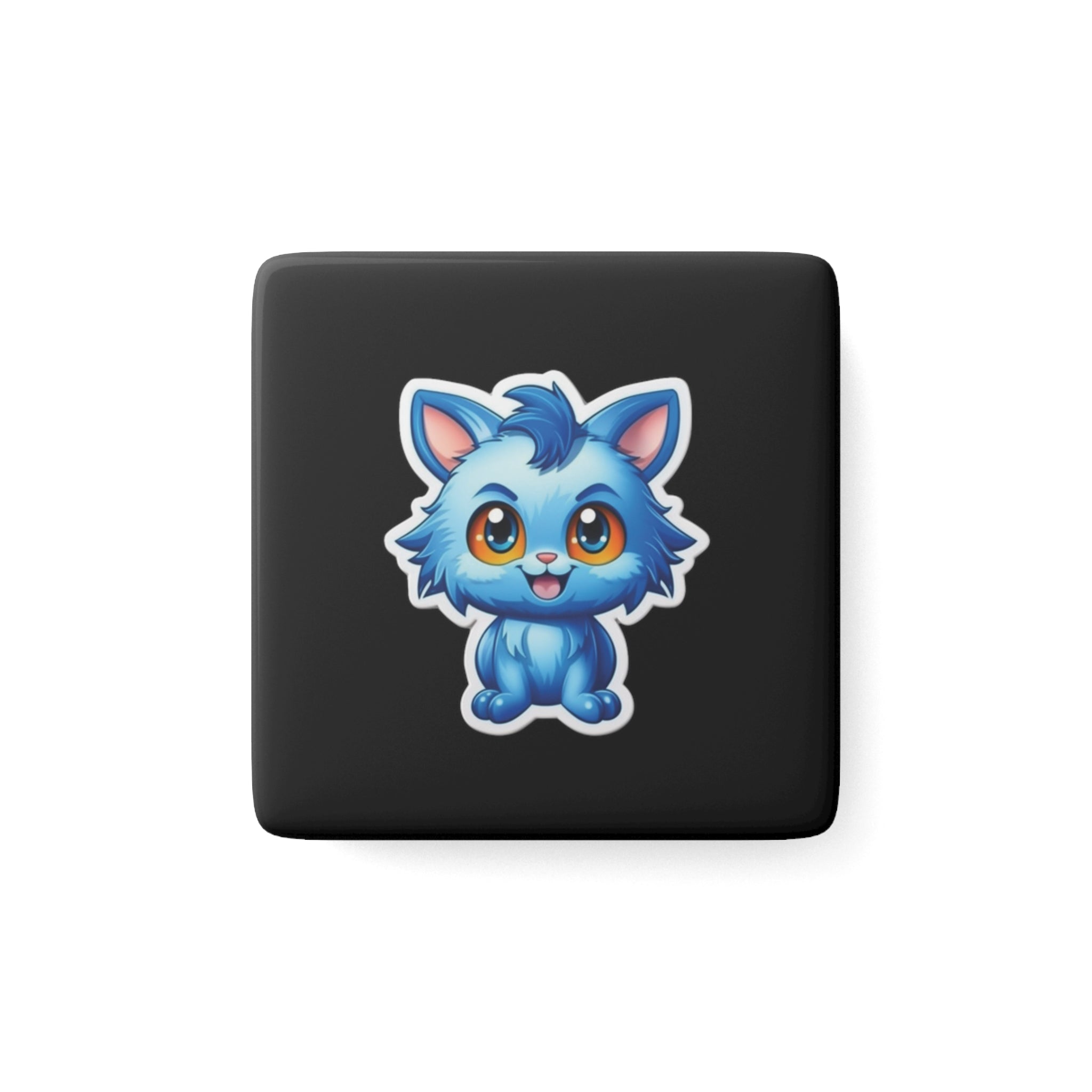 Porcelain Magnet, Square - Adorable Mascots 14