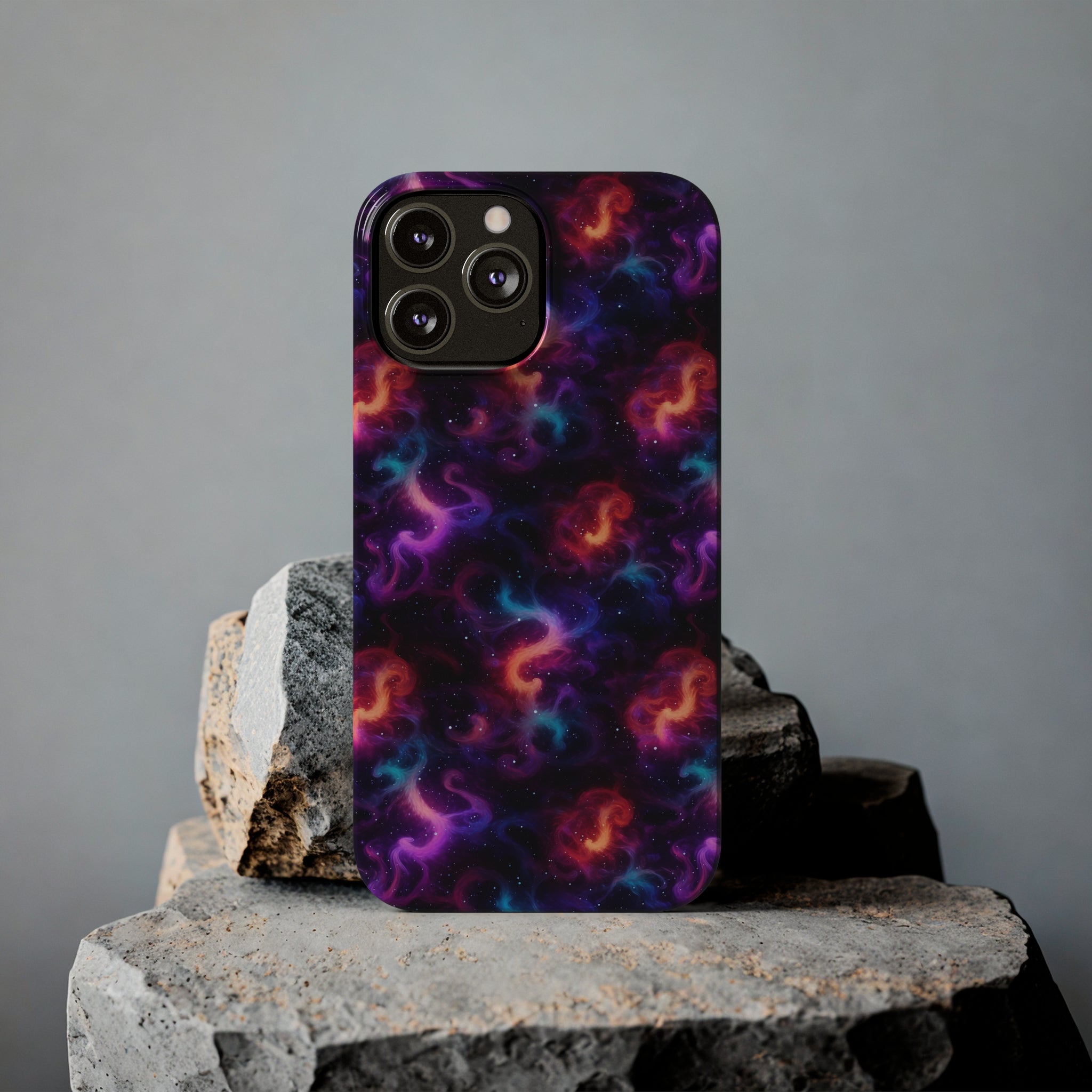 Slim Phone Cases (AOP) - Seamless Fantasy Galaxies 05