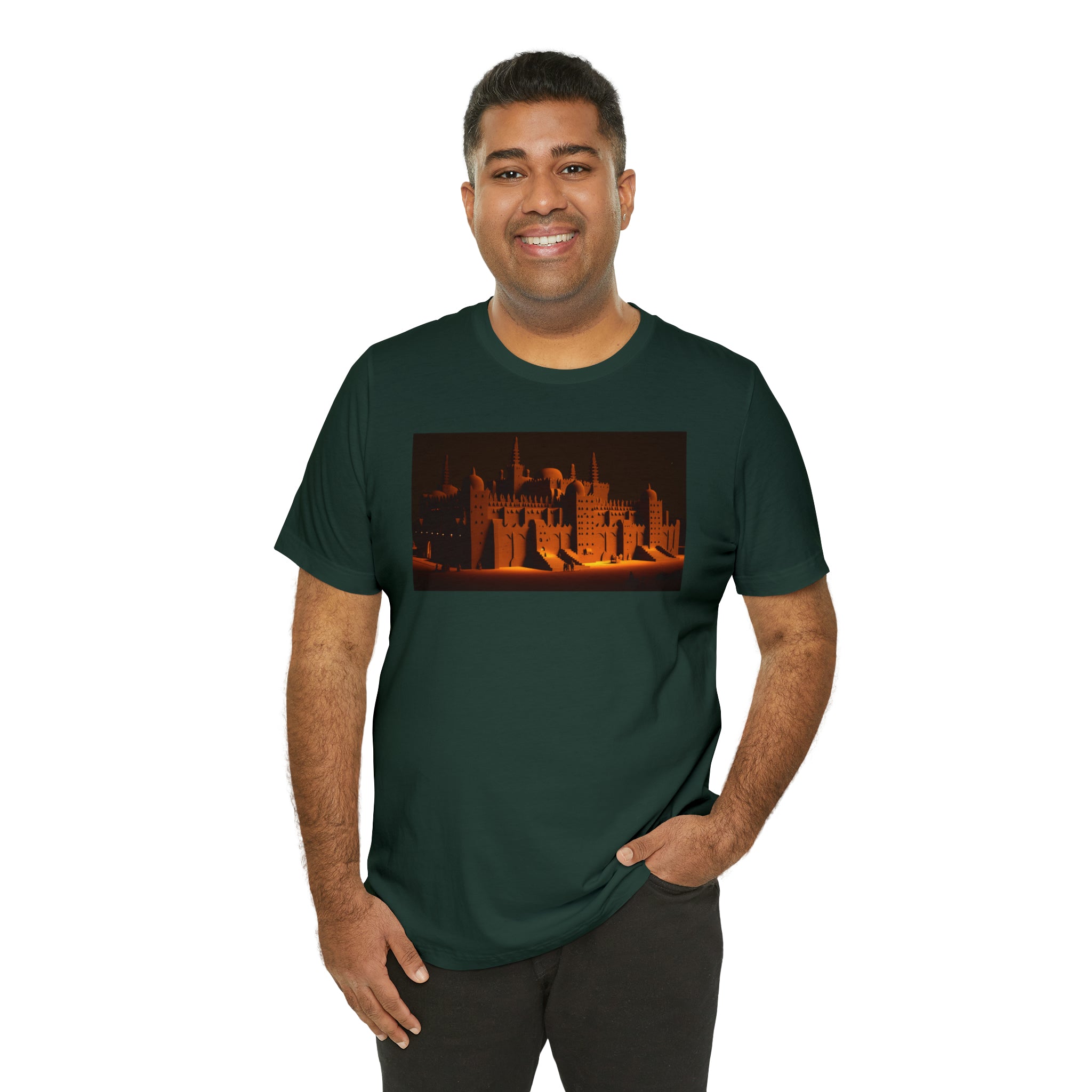 Unisex Jersey Short Sleeve Tee - Great Mosque of Djenné, Mali