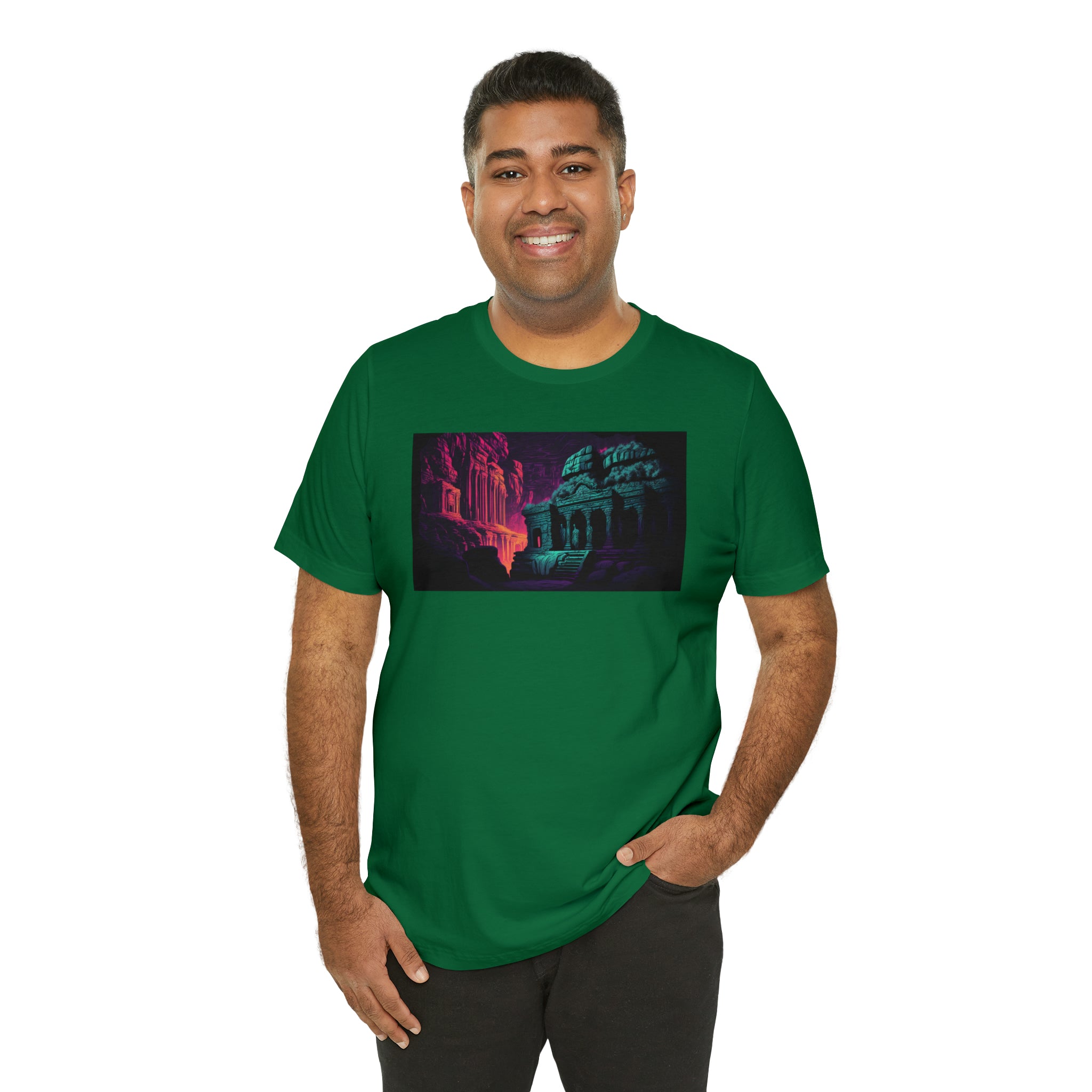 Unisex Jersey Short Sleeve Tee - Ellora Caves, India