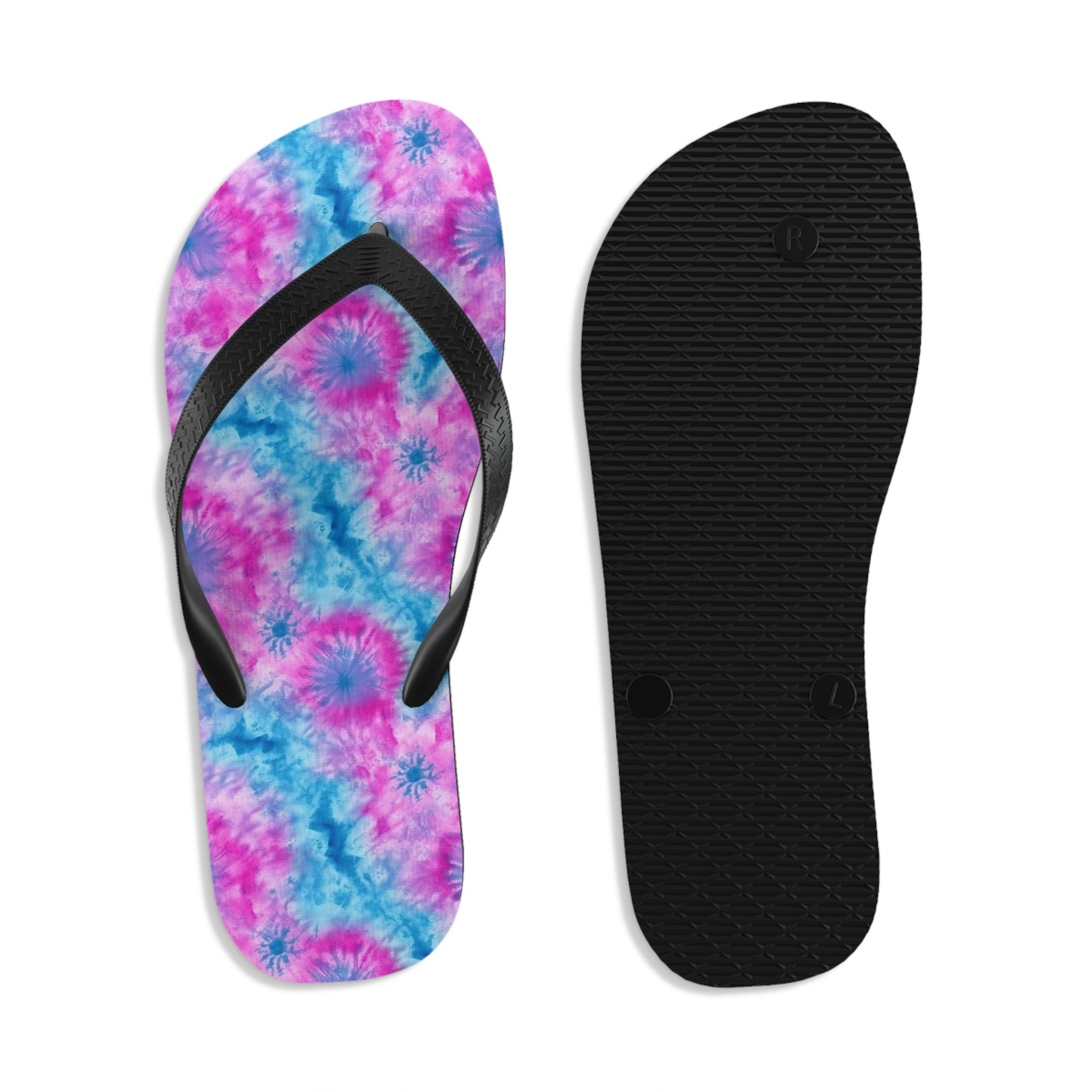 Unisex Flip-Flops (AOP) - Tie Dye Designs 02