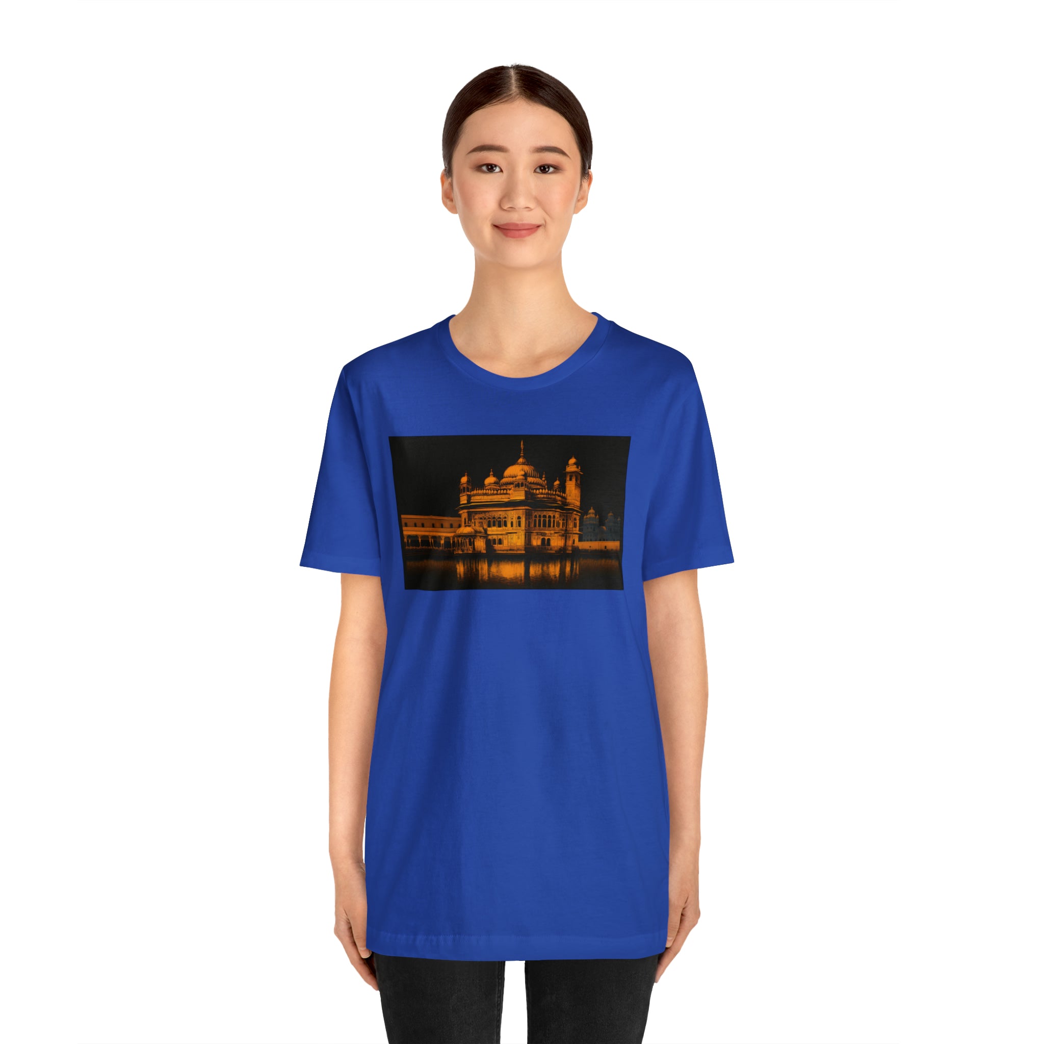 Unisex Jersey Short Sleeve Tee - Golden Temple, India