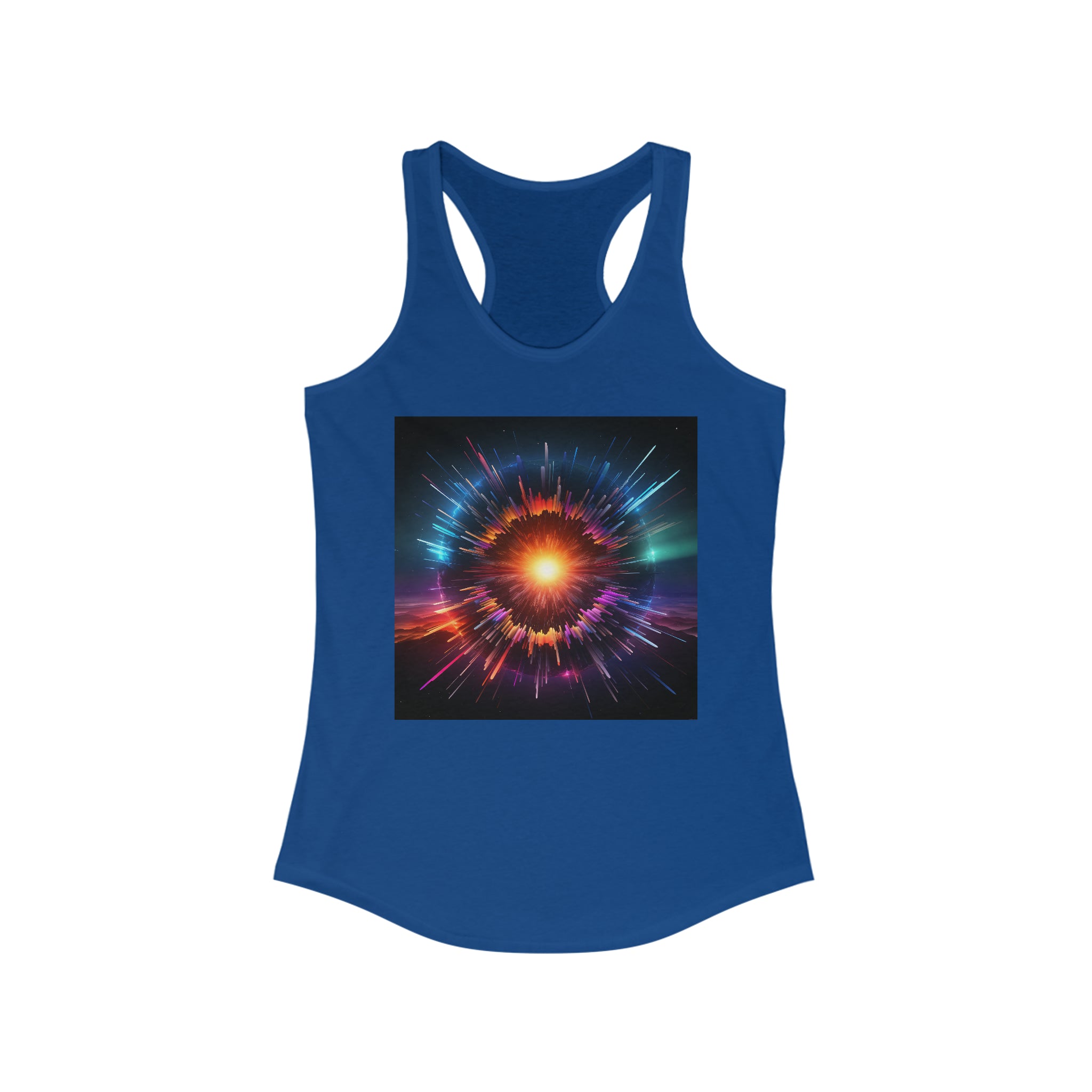 Women's Ideal Racerback Tank - Vector Art Design 24