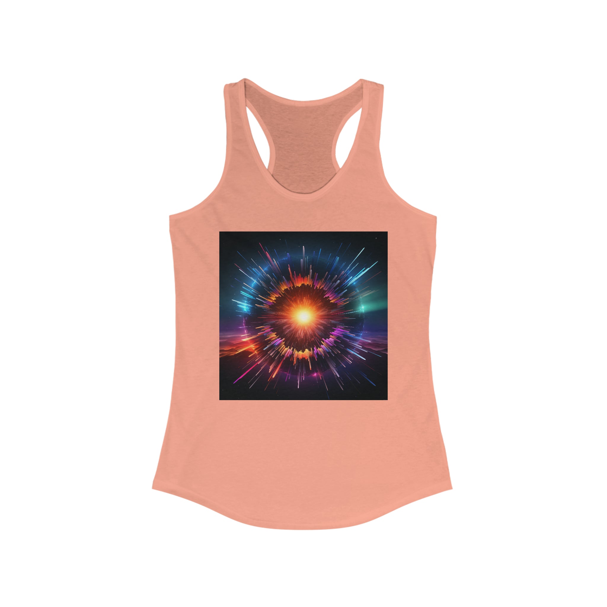 Women's Ideal Racerback Tank - Vector Art Design 24