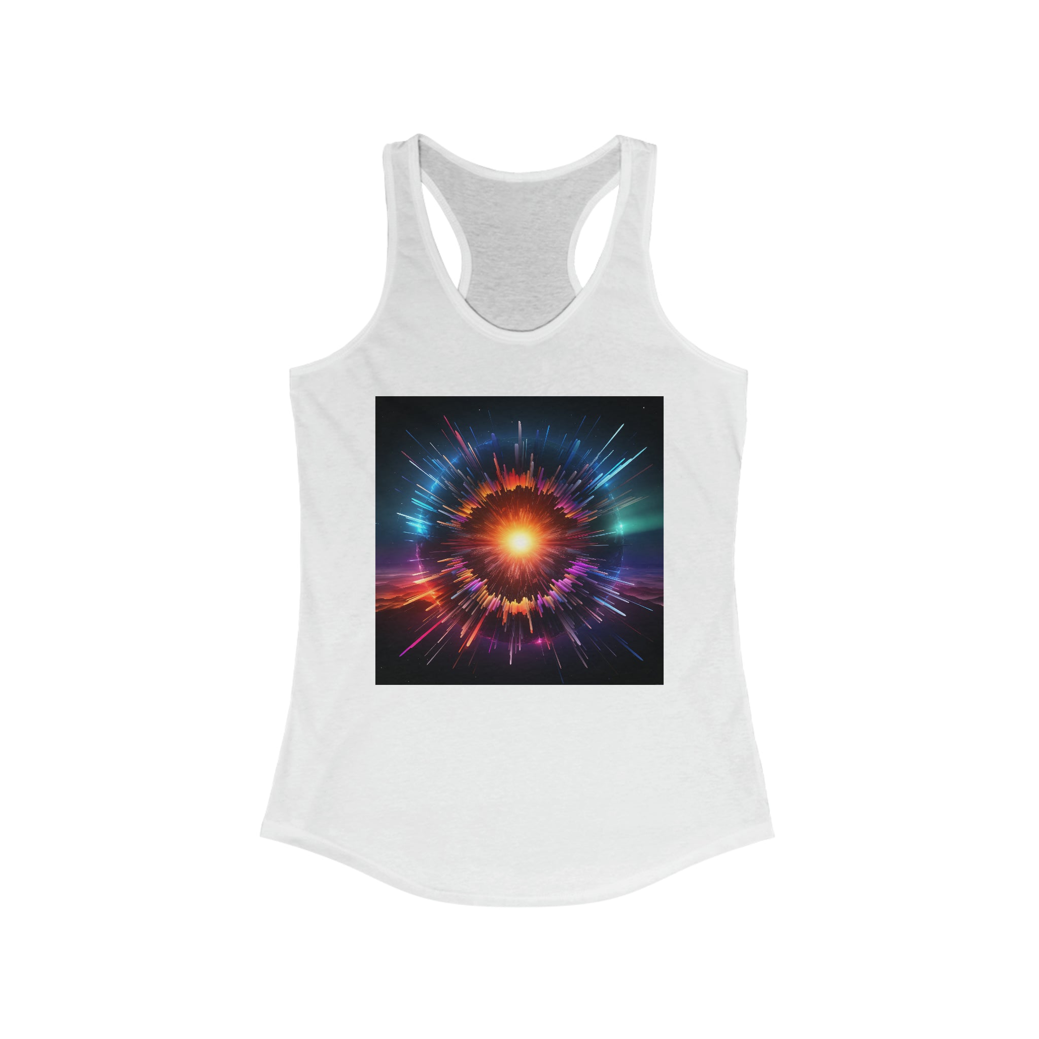 Women's Ideal Racerback Tank - Vector Art Design 24