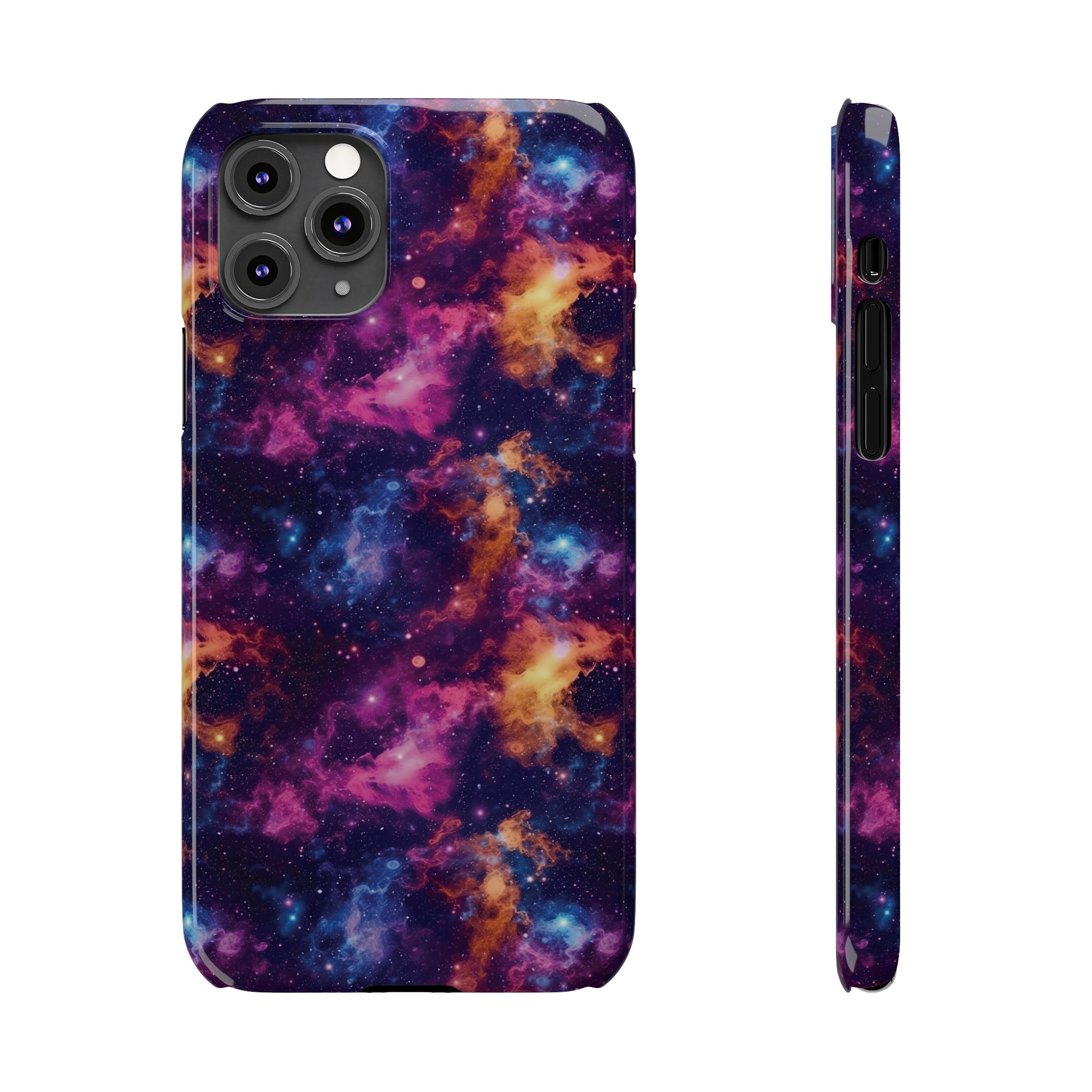 Slim Phone Cases (AOP) - Seamless Fantasy Galaxies 06