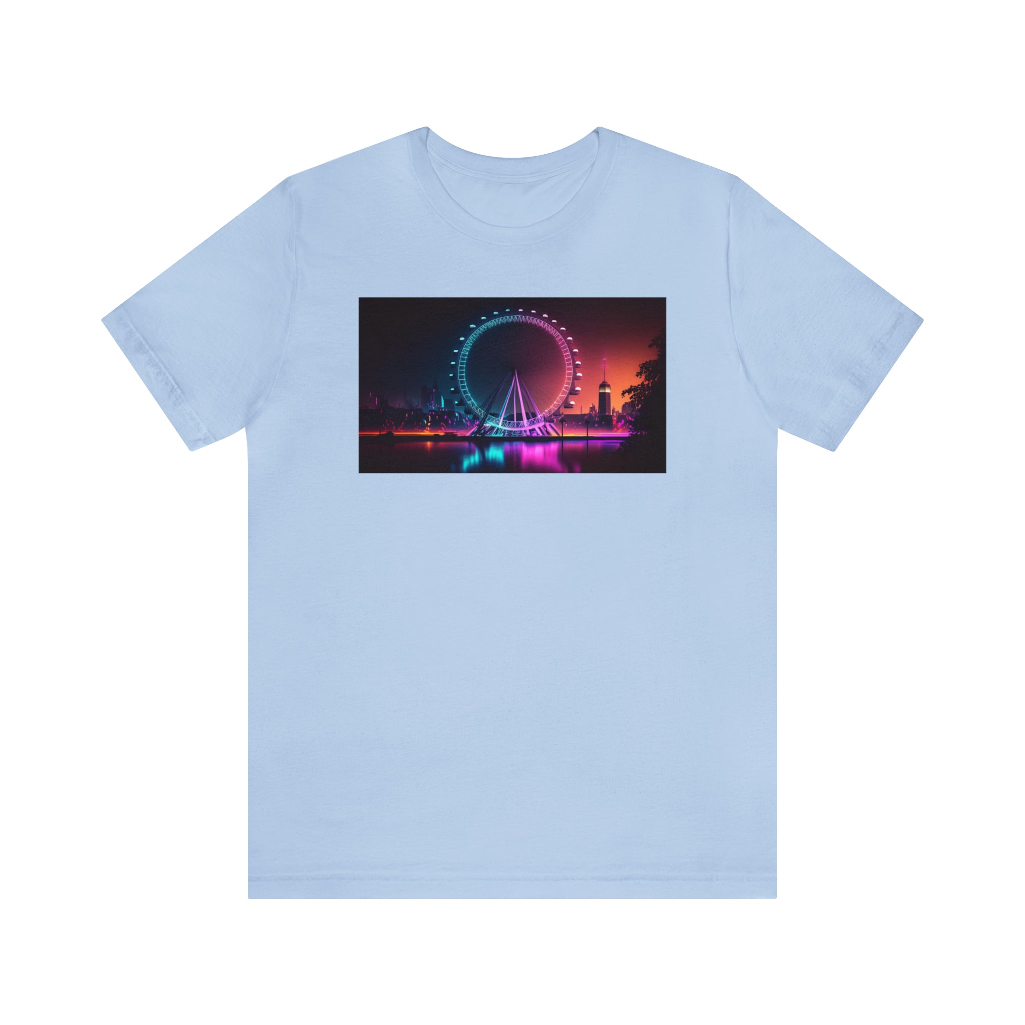 Unisex Jersey Short Sleeve Tee - London Eye, UK