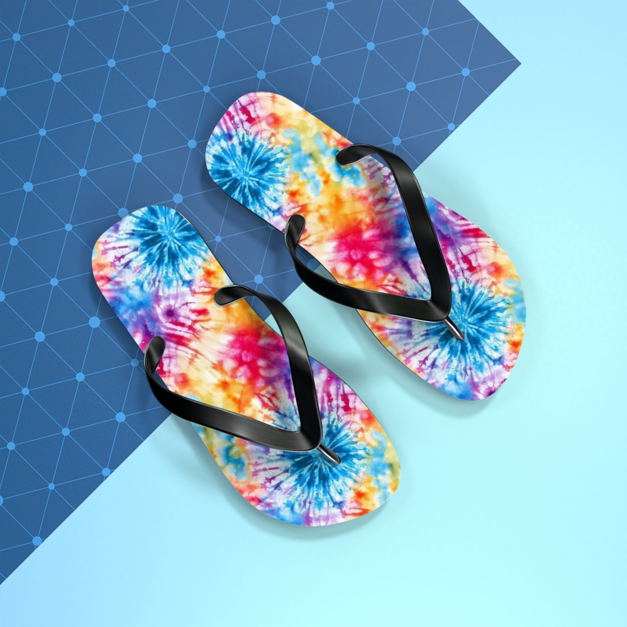 Flip Flops (AOP) - Tie Dye Designs 03