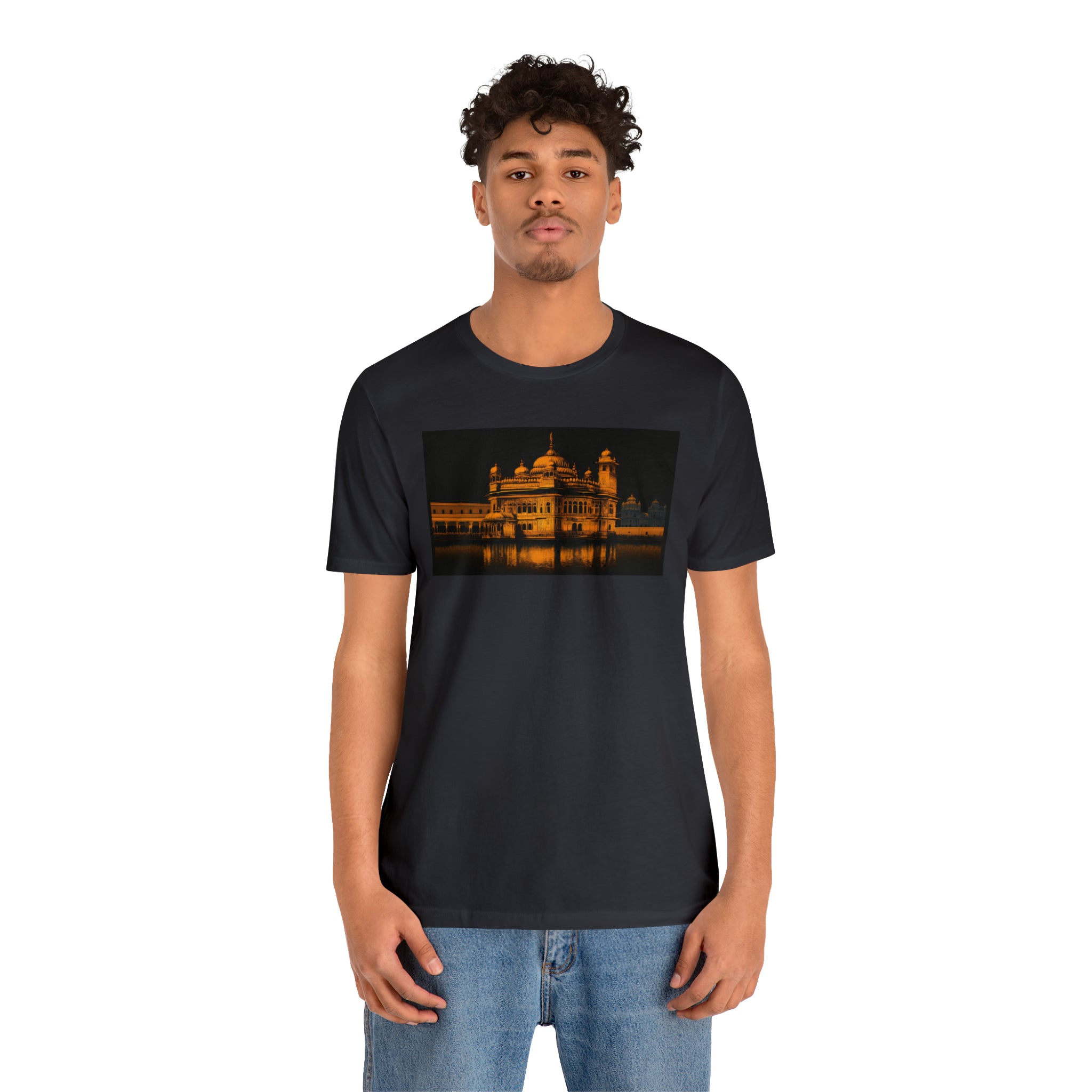 Unisex Jersey Short Sleeve Tee - Golden Temple, India