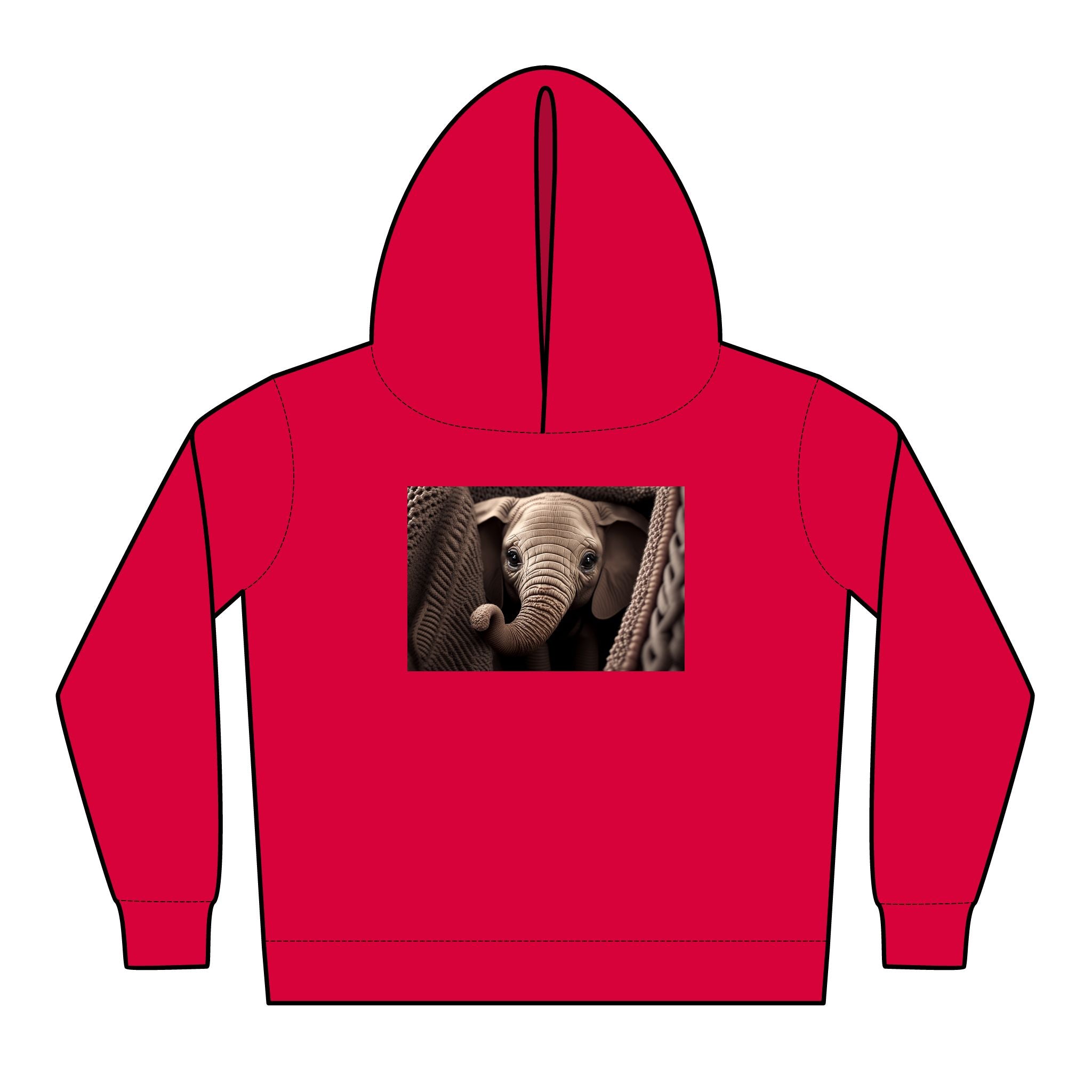 Toddler Pullover Fleece Hoodies - Digital Designs 15