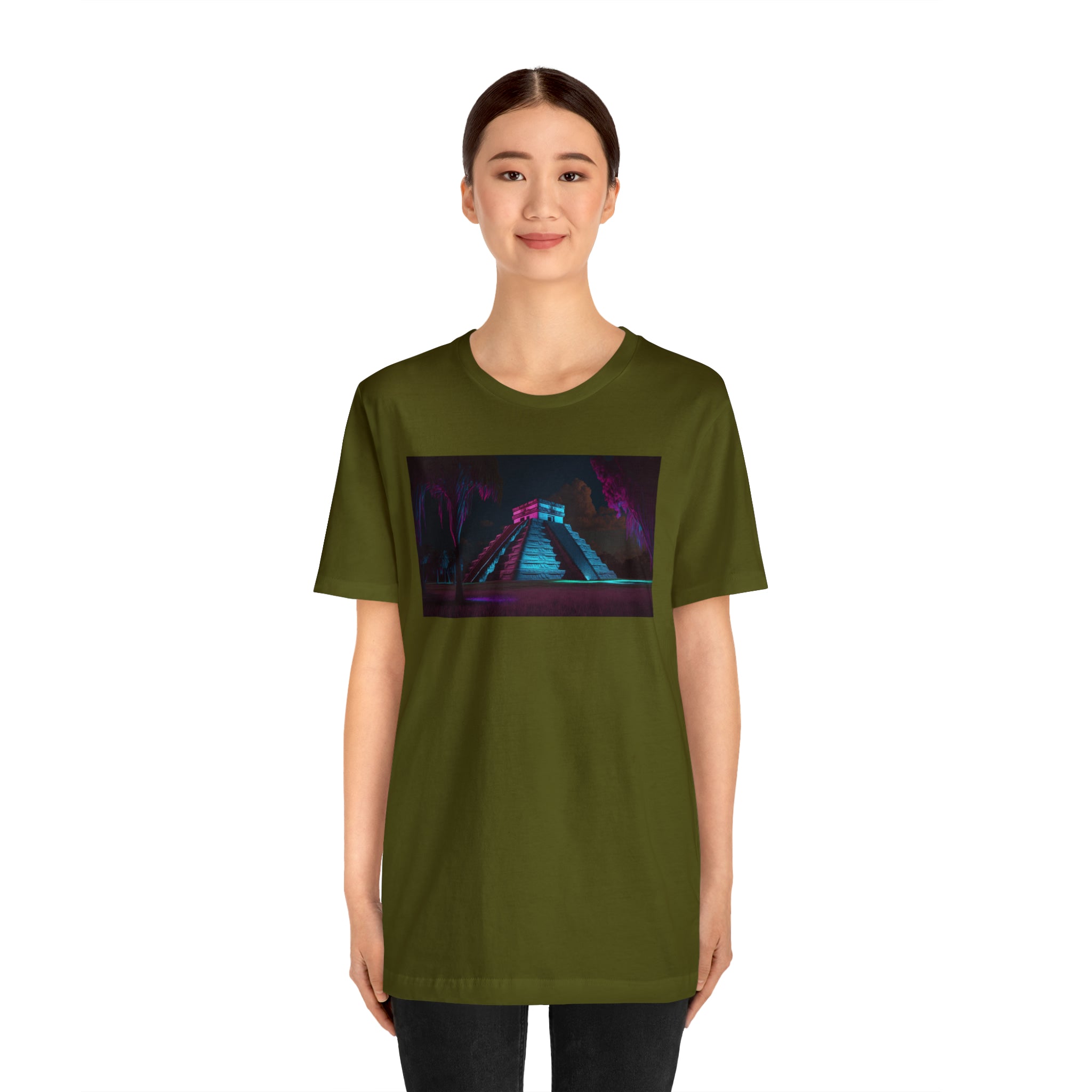 Unisex Jersey Short Sleeve Tee - Chichen Itza, Mexico