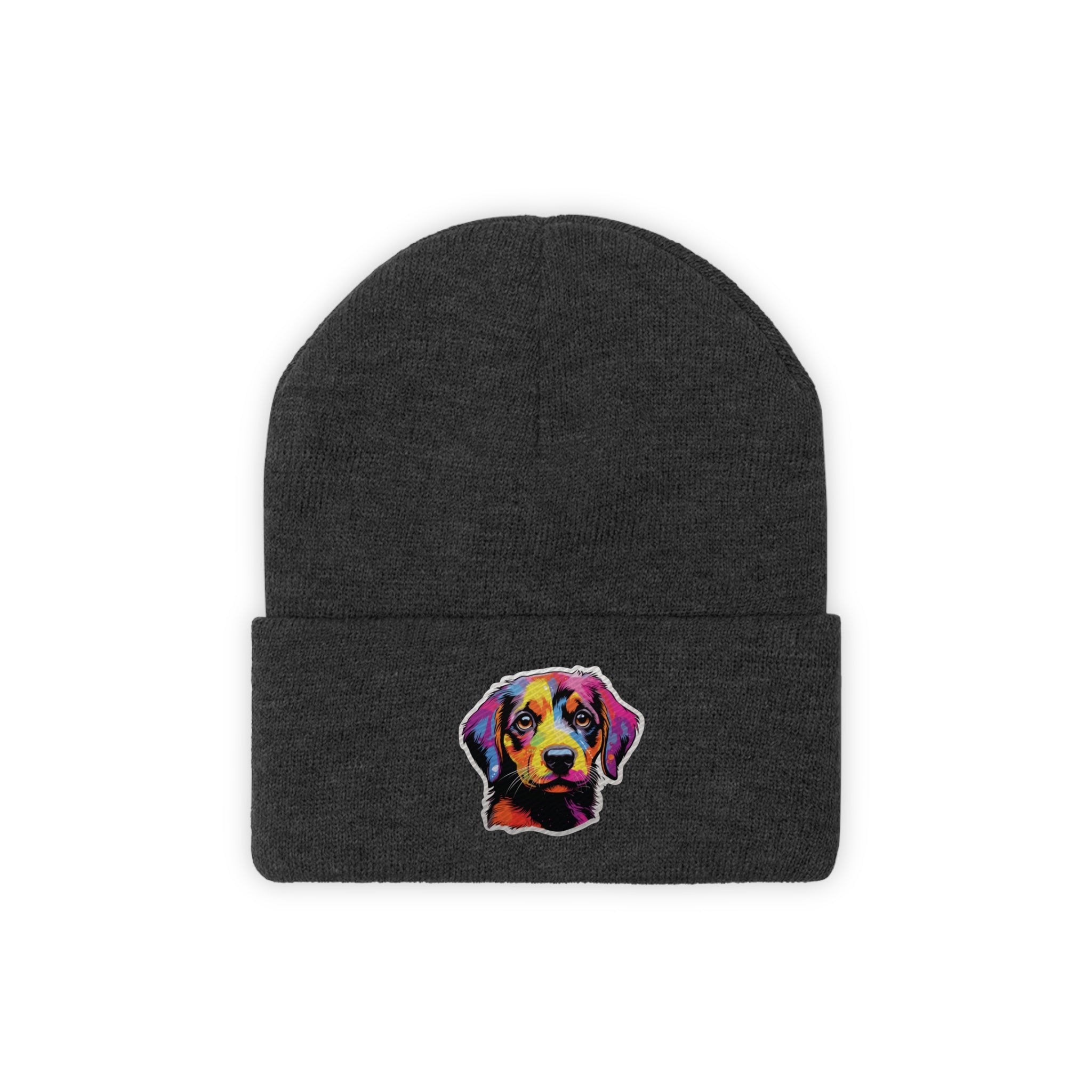 Knit Beanie - Puppy Pop Art 10