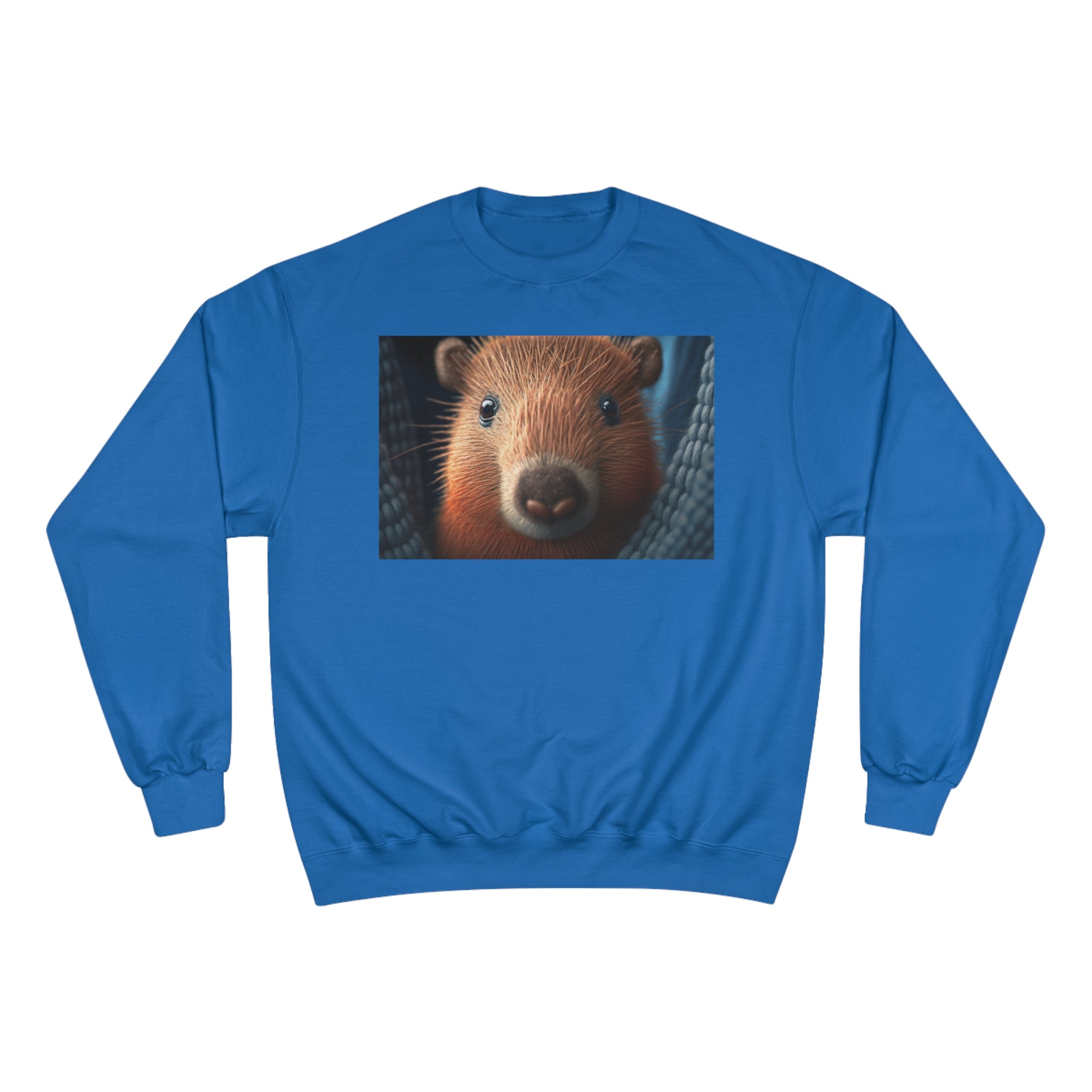 Champion Sweatshirt - Knit Animals, Capybara Pup