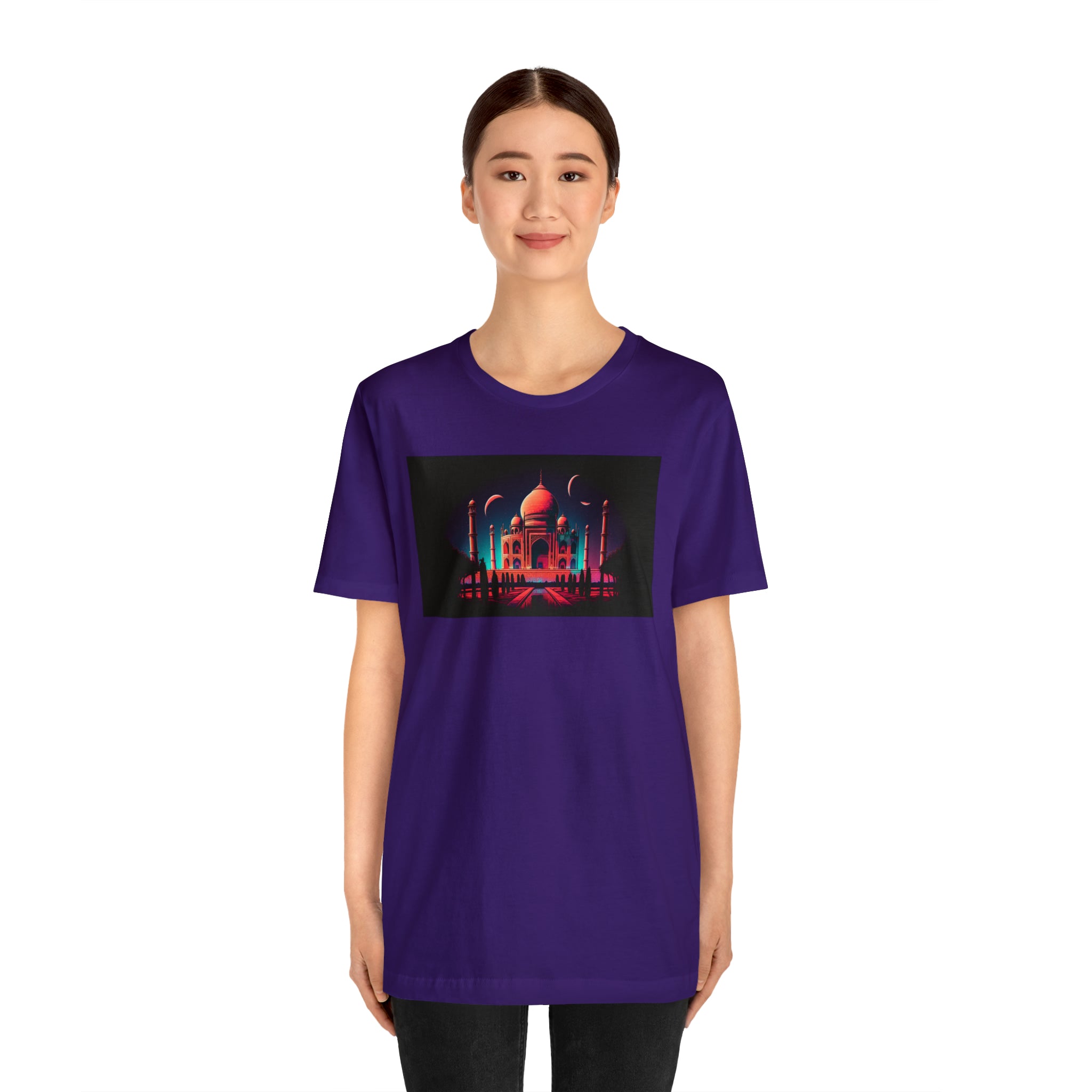 Unisex Jersey Short Sleeve Tee - Taj Mahal, Agra, India