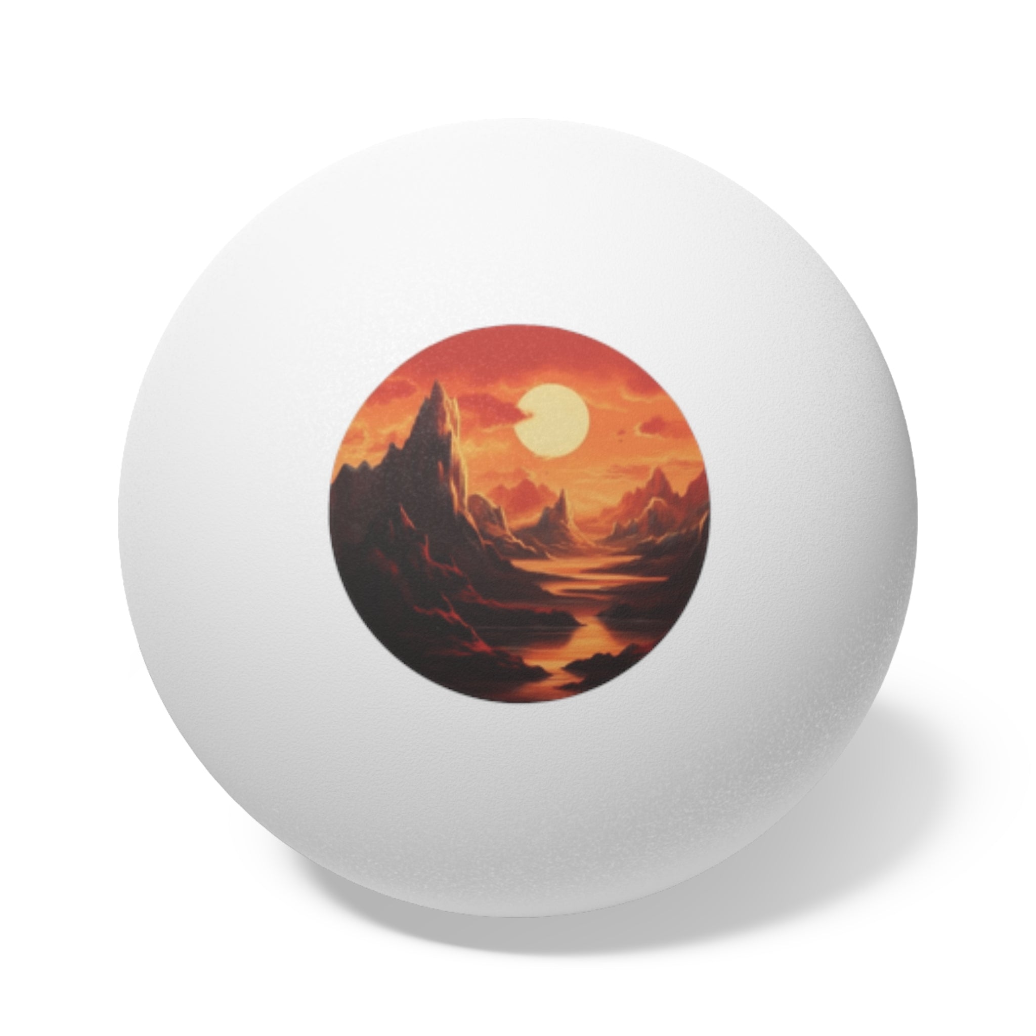 Ping Pong Balls, 6 pcs - Pop Art - Golden Hour Designs 04