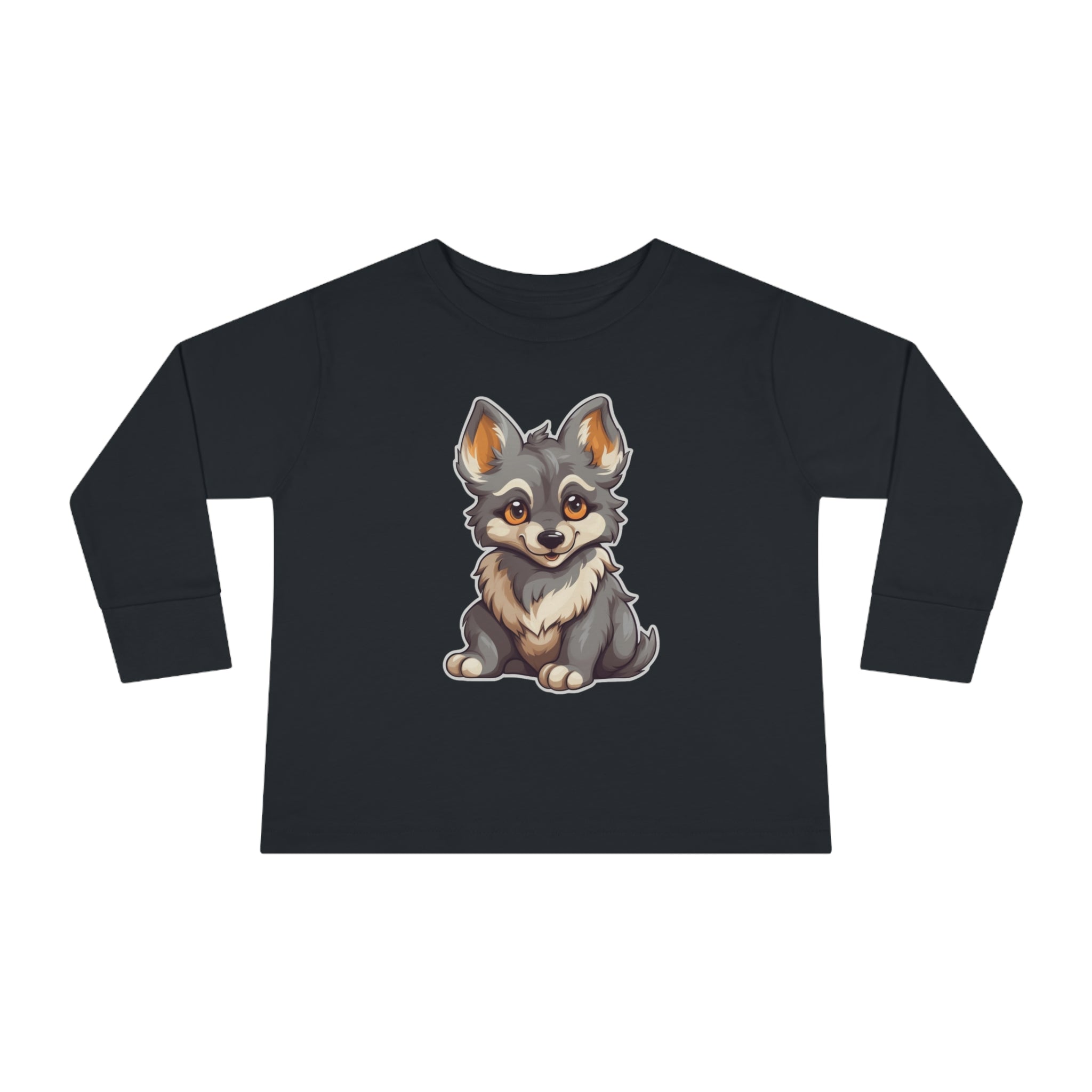 Toddler Long Sleeve Tee - Wolf Pup